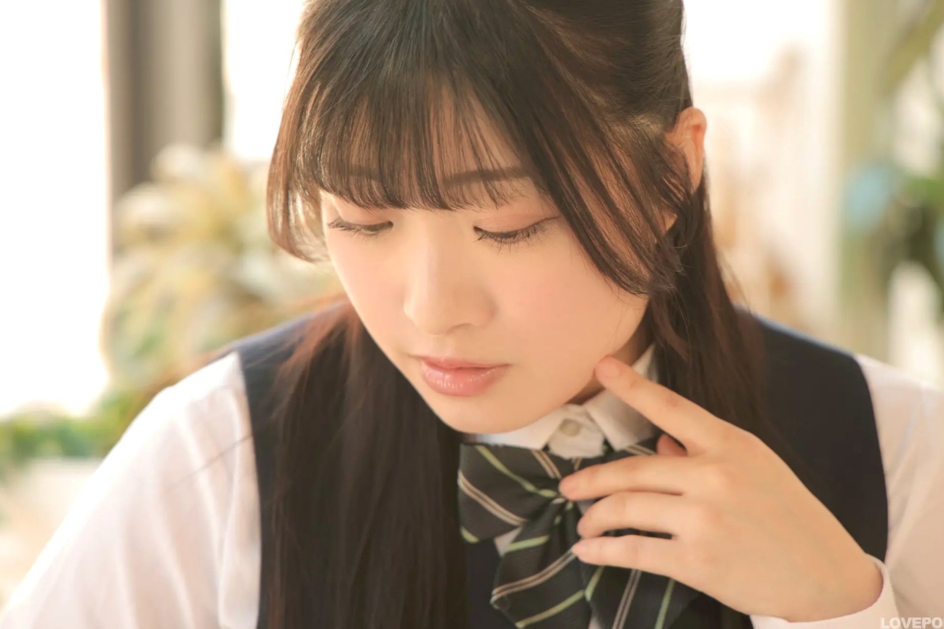 [LOVEPOP] Sumire Niibo 新穂純麗 Photoset 02 日系校服黑丝美腿性感写真