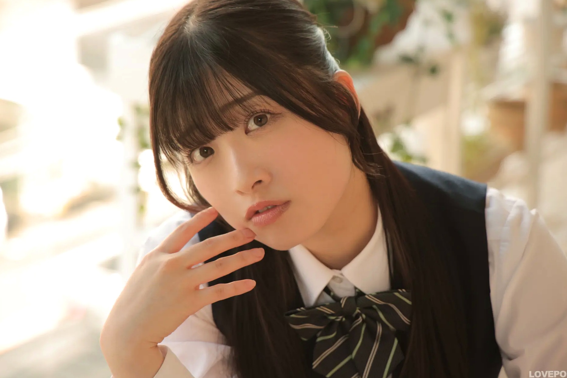 [LOVEPOP] Sumire Niibo 新穂純麗 Photoset 02 日系校服黑丝美腿性感写真