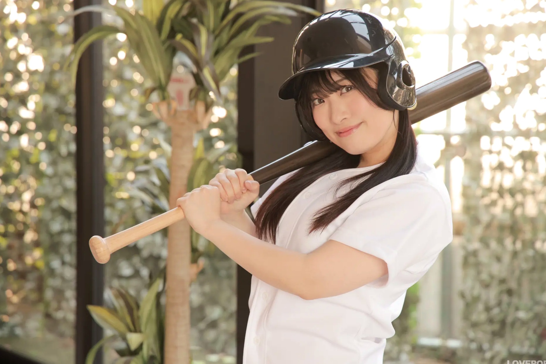 [LOVEPOP] Sumire Niibo 新穂純麗 Photoset 01 棒球少女清纯写真 运动风活力美腿