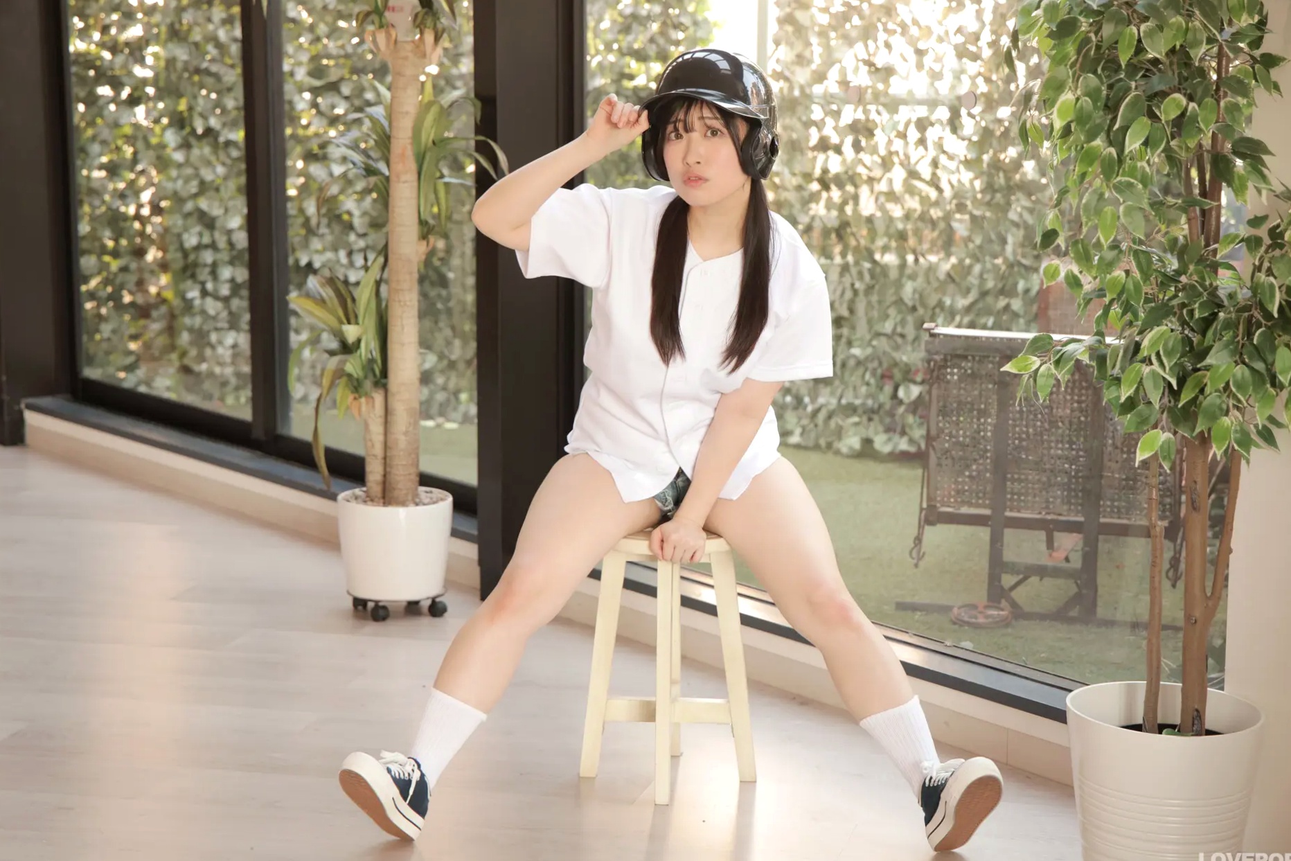 [LOVEPOP] Sumire Niibo 新穂純麗 Photoset 01 棒球少女清纯写真 运动风活力美腿