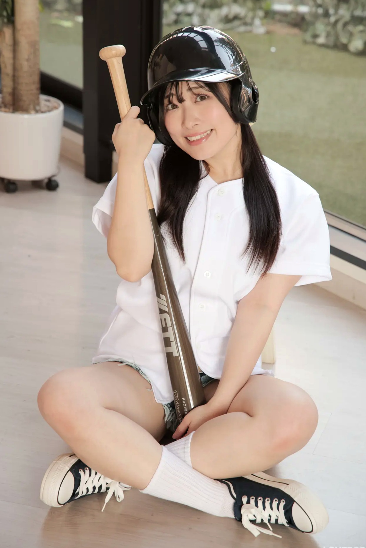 [LOVEPOP] Sumire Niibo 新穂純麗 Photoset 01 棒球少女清纯写真 运动风活力美腿