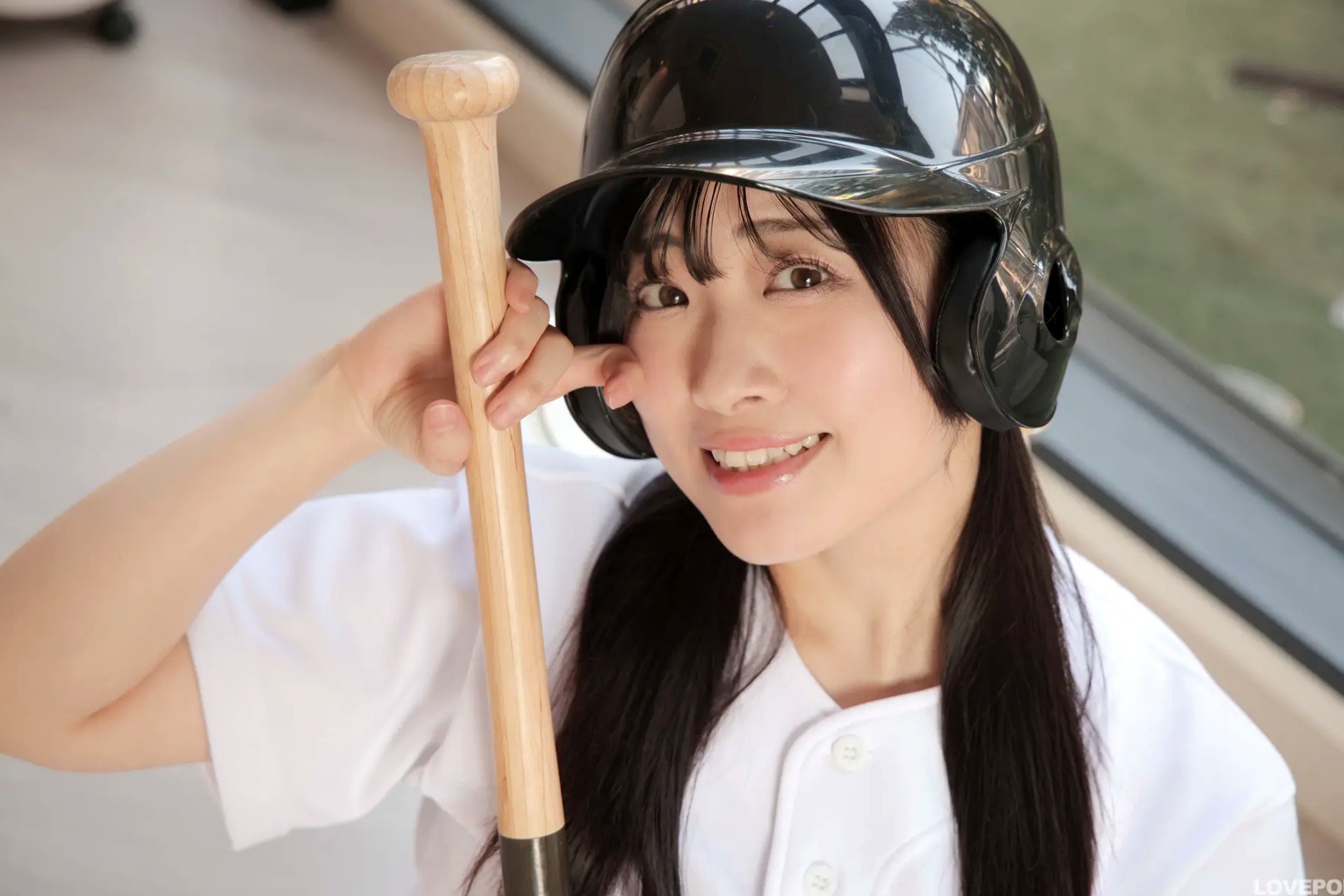 [LOVEPOP] Sumire Niibo 新穂純麗 Photoset 01 棒球少女清纯写真 运动风活力美腿