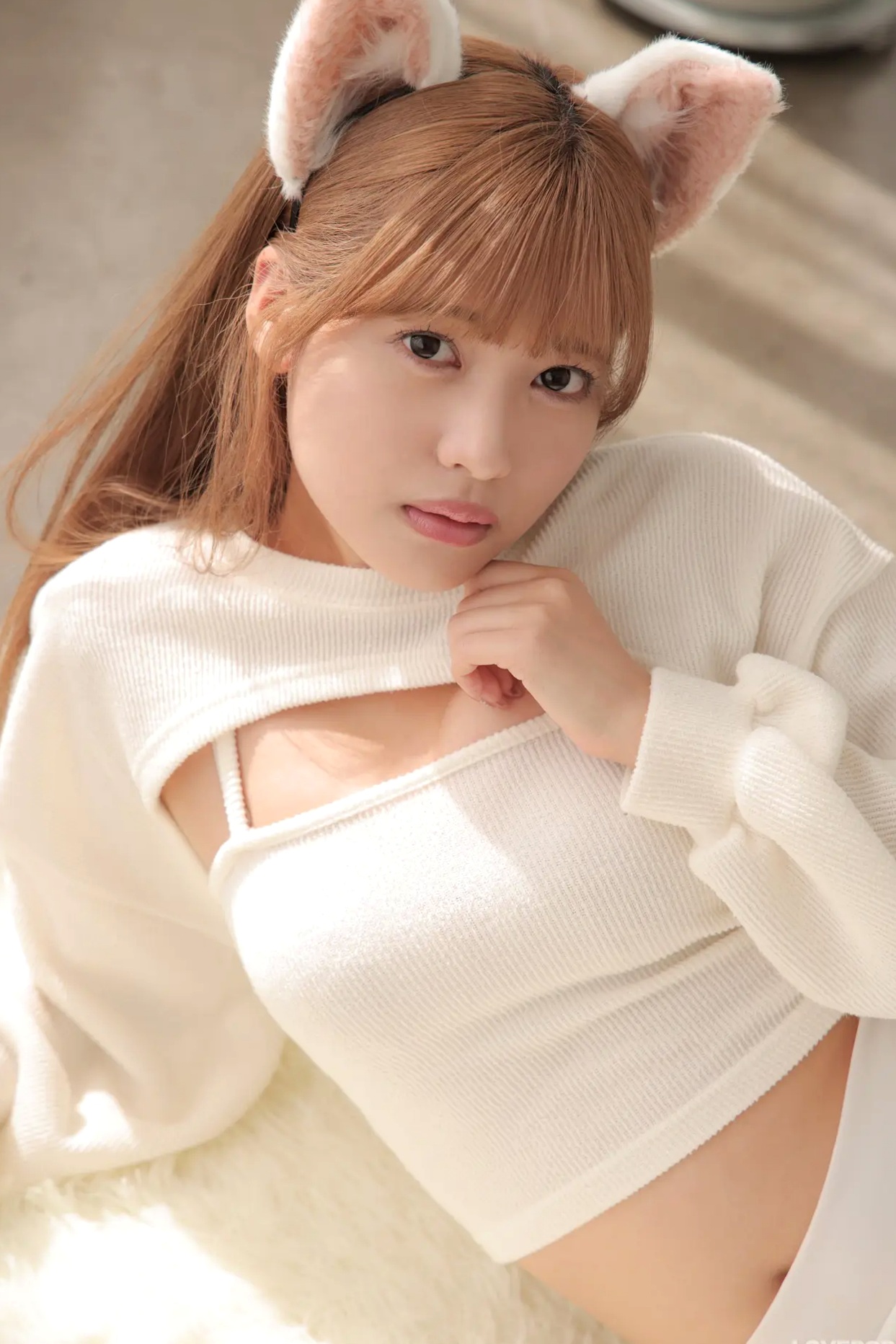 [LOVEPOP] Asuka Nekomiya 猫宮あすか Photoset 13 纯白猫娘萌系私房家居写真