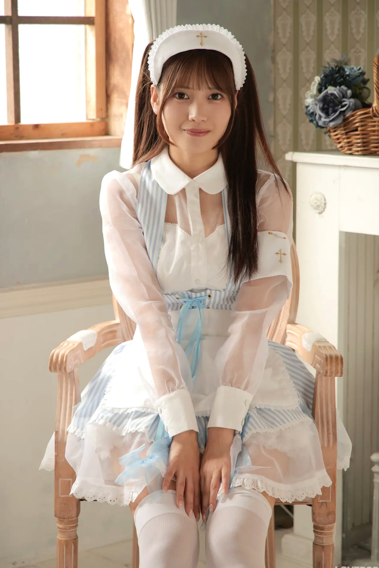 [LOVEPOP] Asuka Nekomiya 猫宮あすか Photoset 06 蓝白萌系护士制服白丝写真