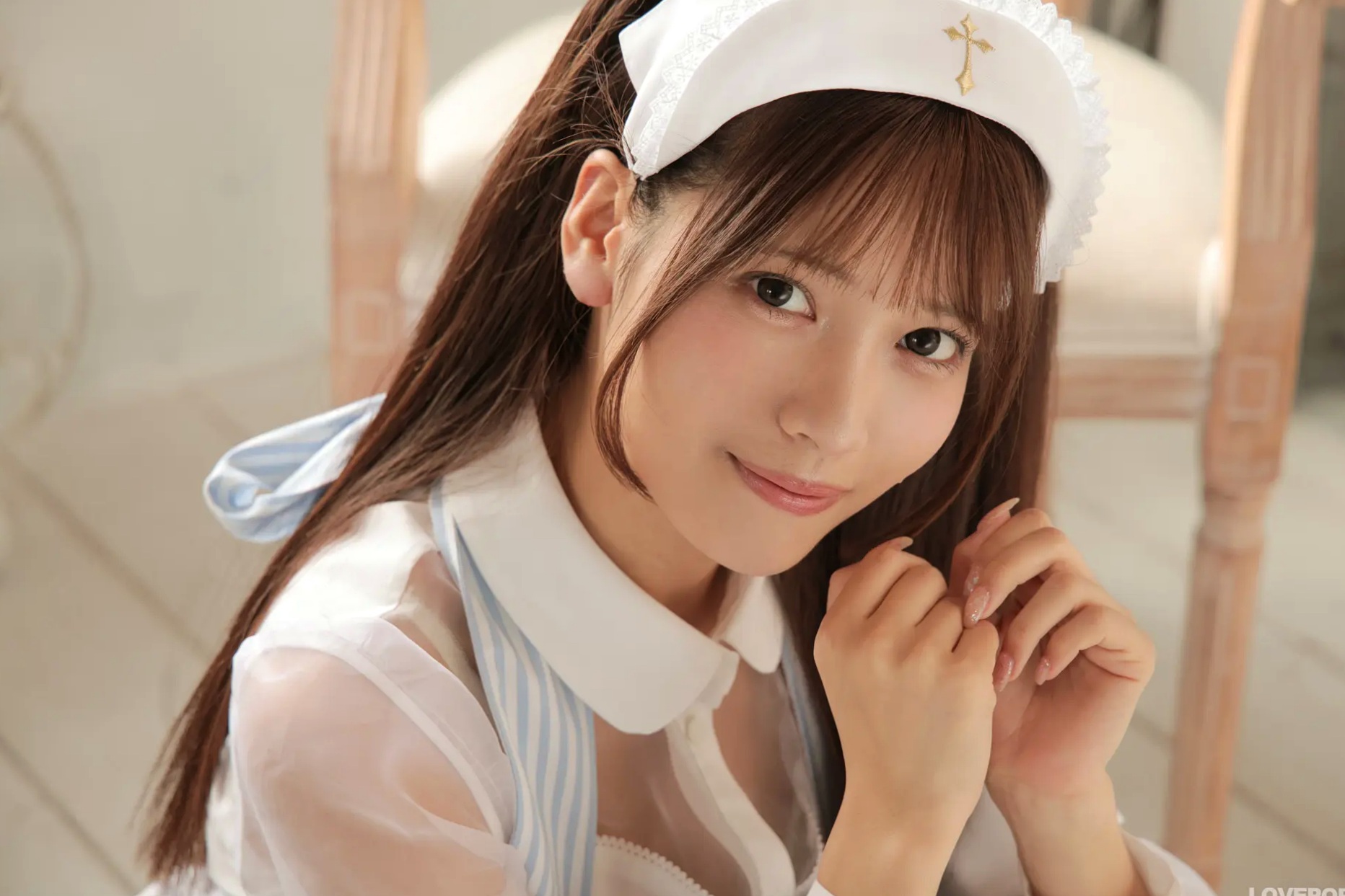 [LOVEPOP] Asuka Nekomiya 猫宮あすか Photoset 06 蓝白萌系护士制服白丝写真