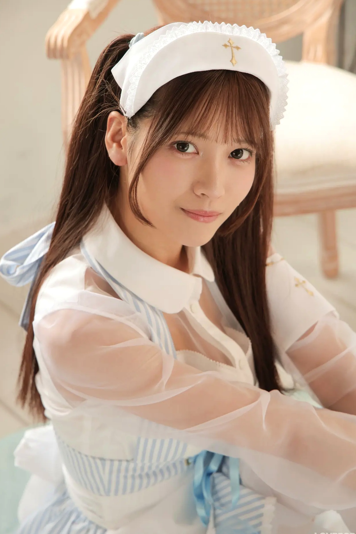 [LOVEPOP] Asuka Nekomiya 猫宮あすか Photoset 06 蓝白萌系护士制服白丝写真