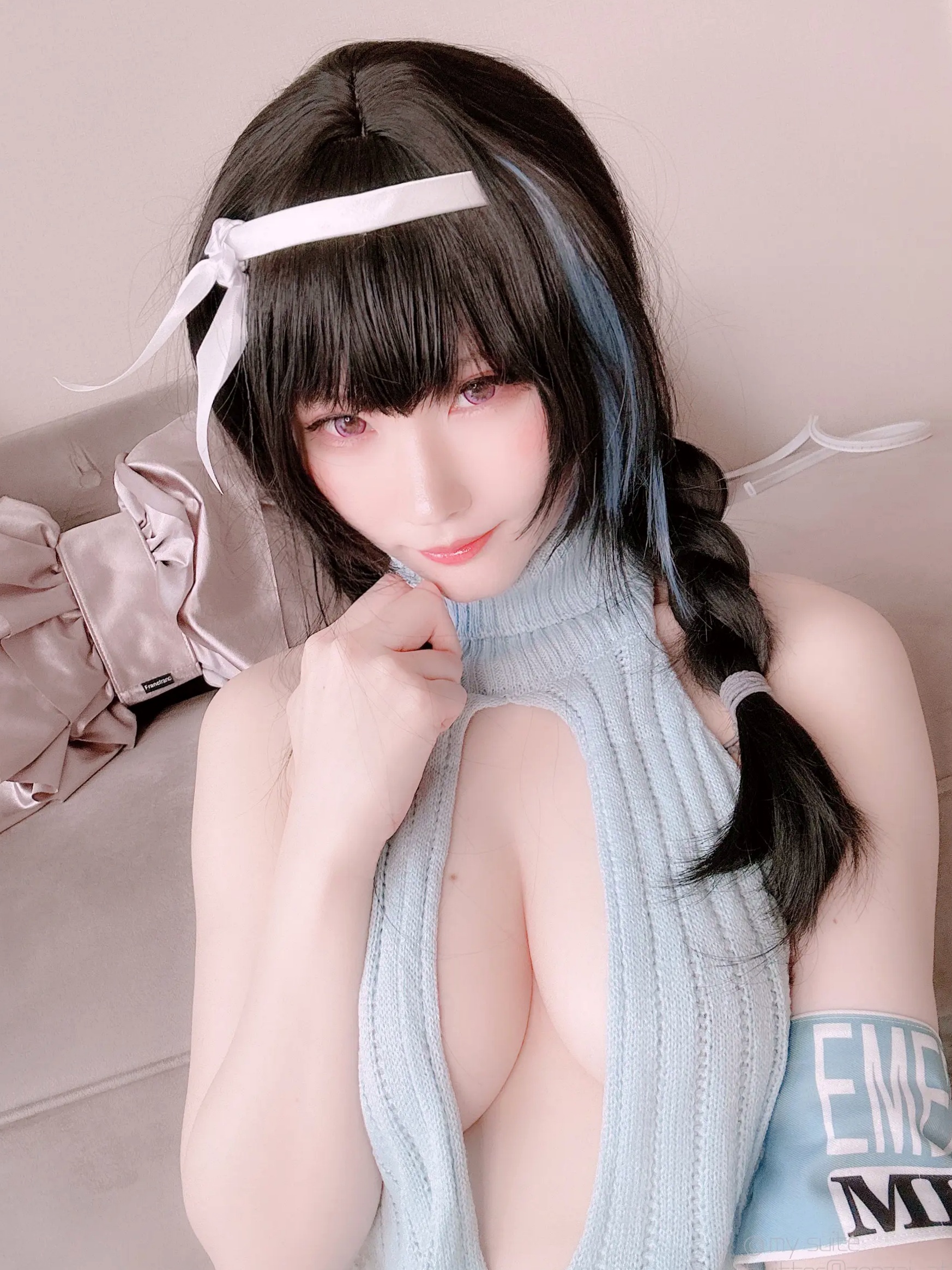 [Cosplay][my suite] Atsuki あつき - Mary Bunny!! 蓝白兔女郎性感私房写真