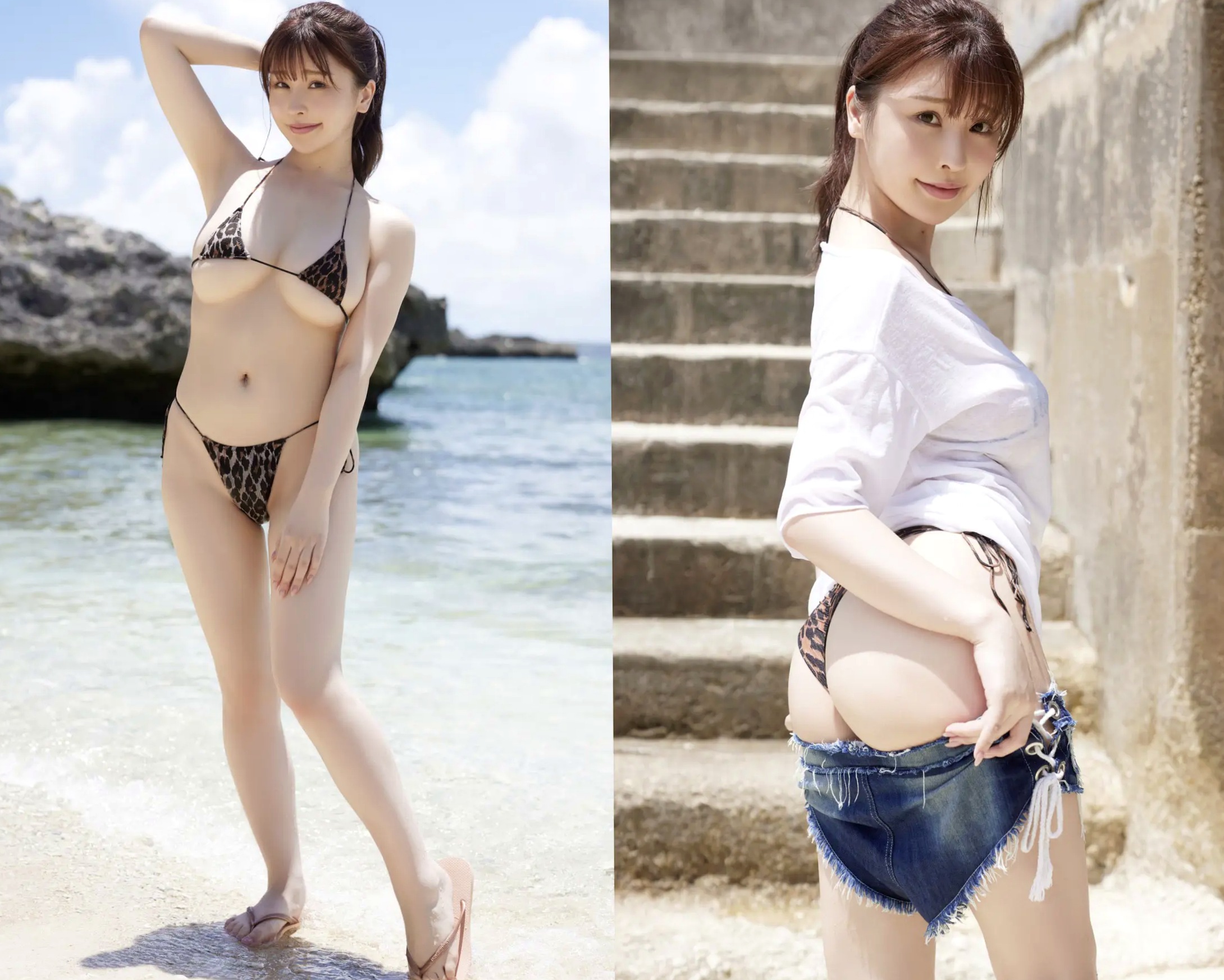 《木南美々 - Kiss You》日本性感比基尼私房写真 极品丰满女神大尺度写真集