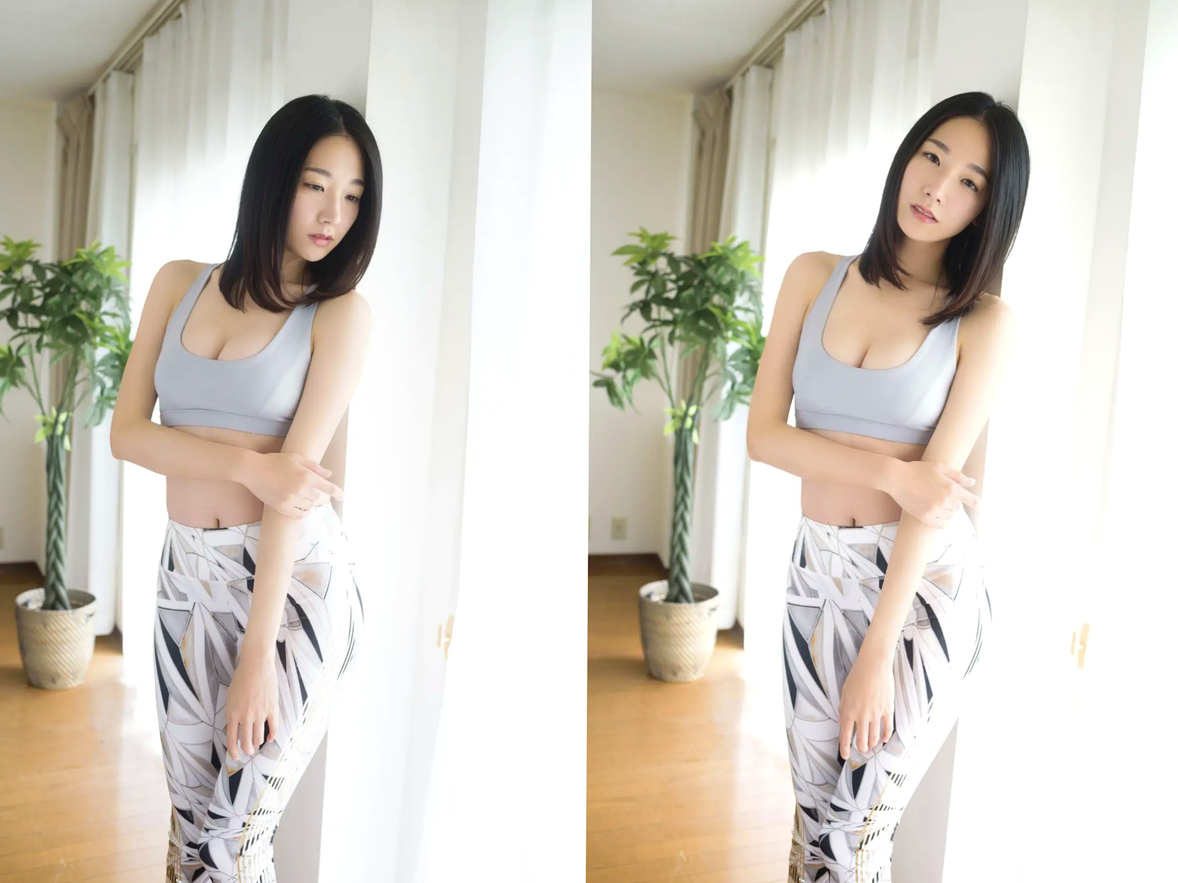 《大塚びる - ぶる姉コンプリート》日本性感女神家居私房照 粉色泳装比基尼美臀写真
