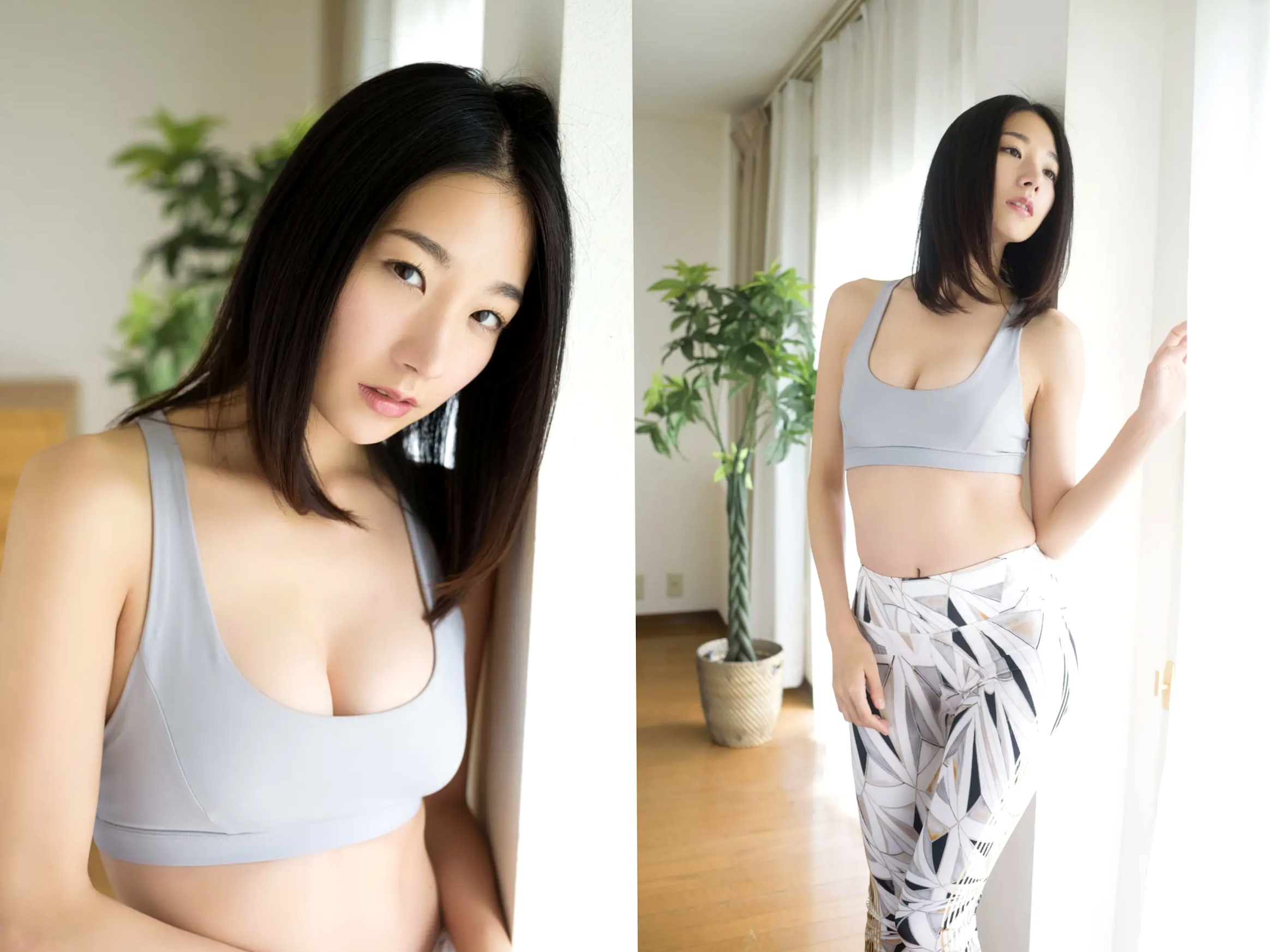 《大塚びる - ぶる姉コンプリート》日本性感女神家居私房照 粉色泳装比基尼美臀写真