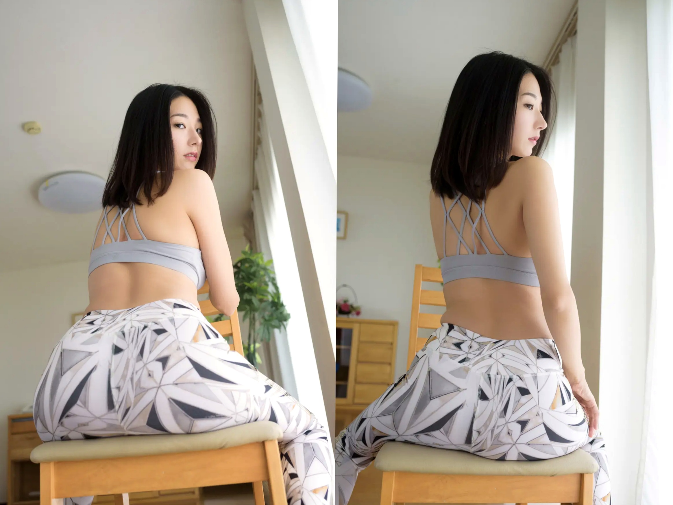 《大塚びる - ぶる姉コンプリート》日本性感女神家居私房照 粉色泳装比基尼美臀写真