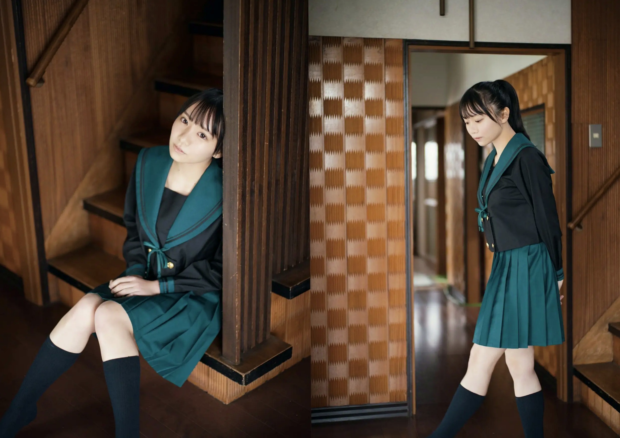 椿野ゆうこ - 部屋とセーラー服と私 [22P] 日系水手服清纯性感私房写真