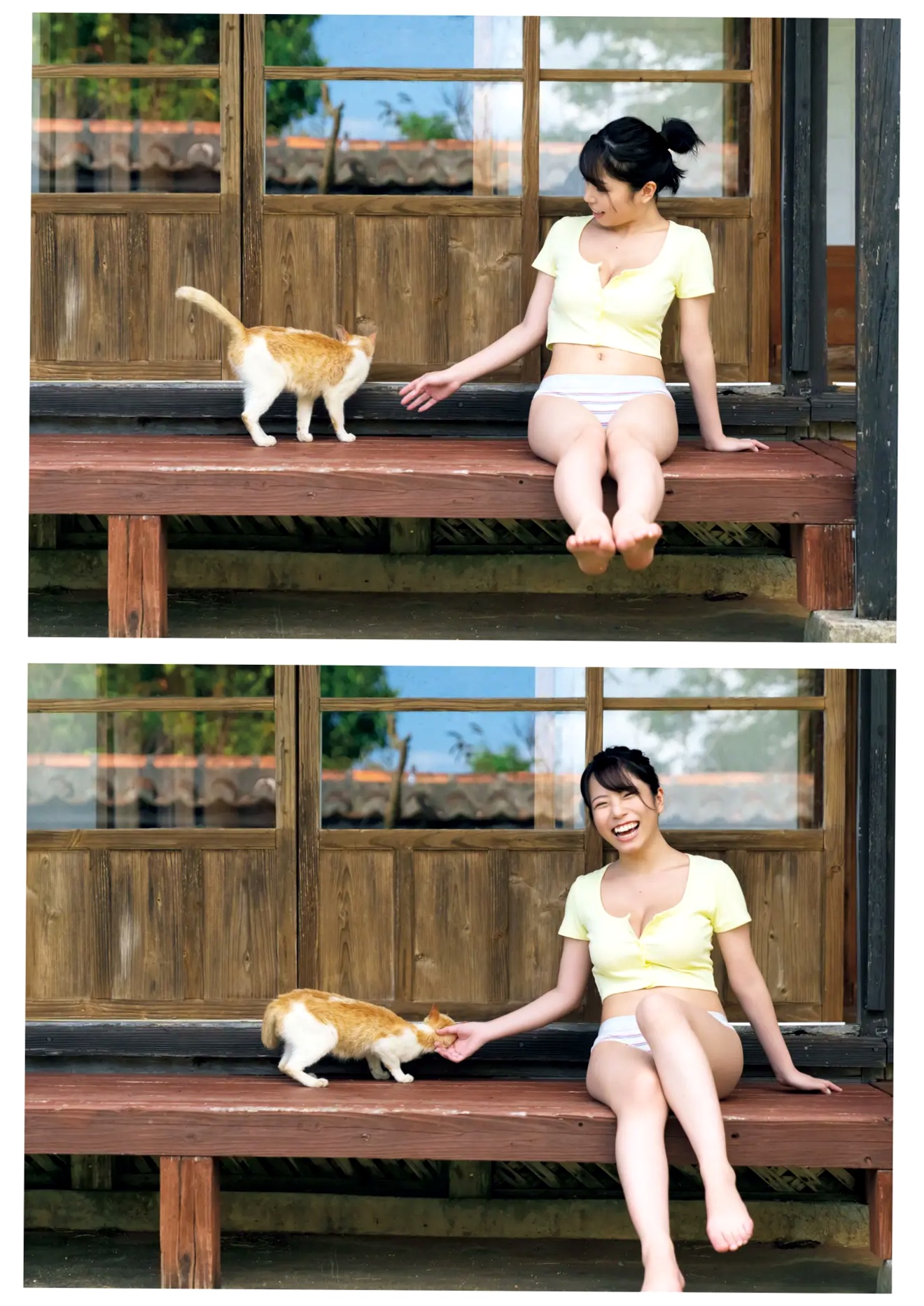 乙陽葵 - なんがでっきょん [108P] 户外向日葵性感比基尼写真 阳光清纯美胸图集