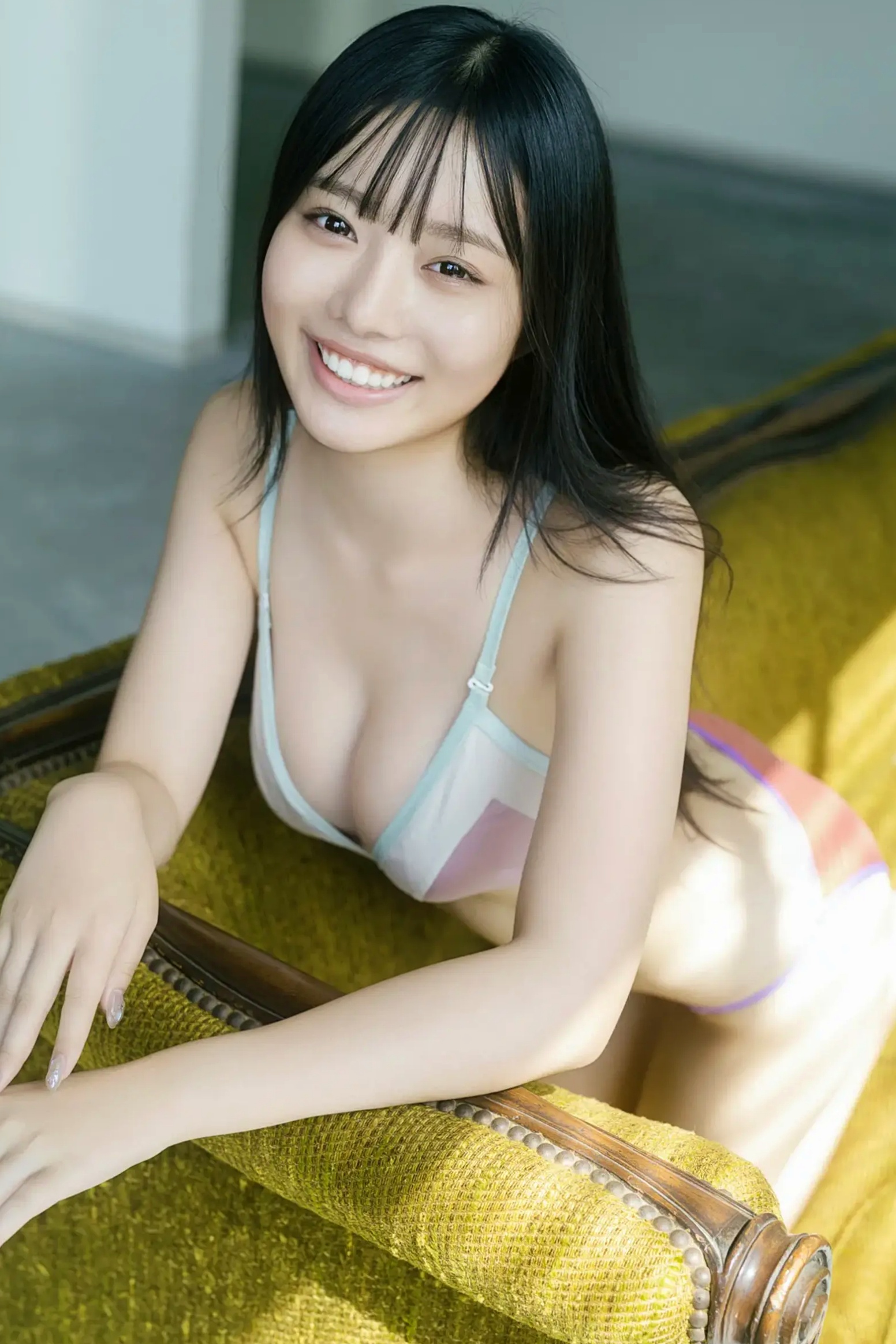 高鶴桃羽 - ラブリースワン vol.2 清新纯欲白色比基尼家居私房写真