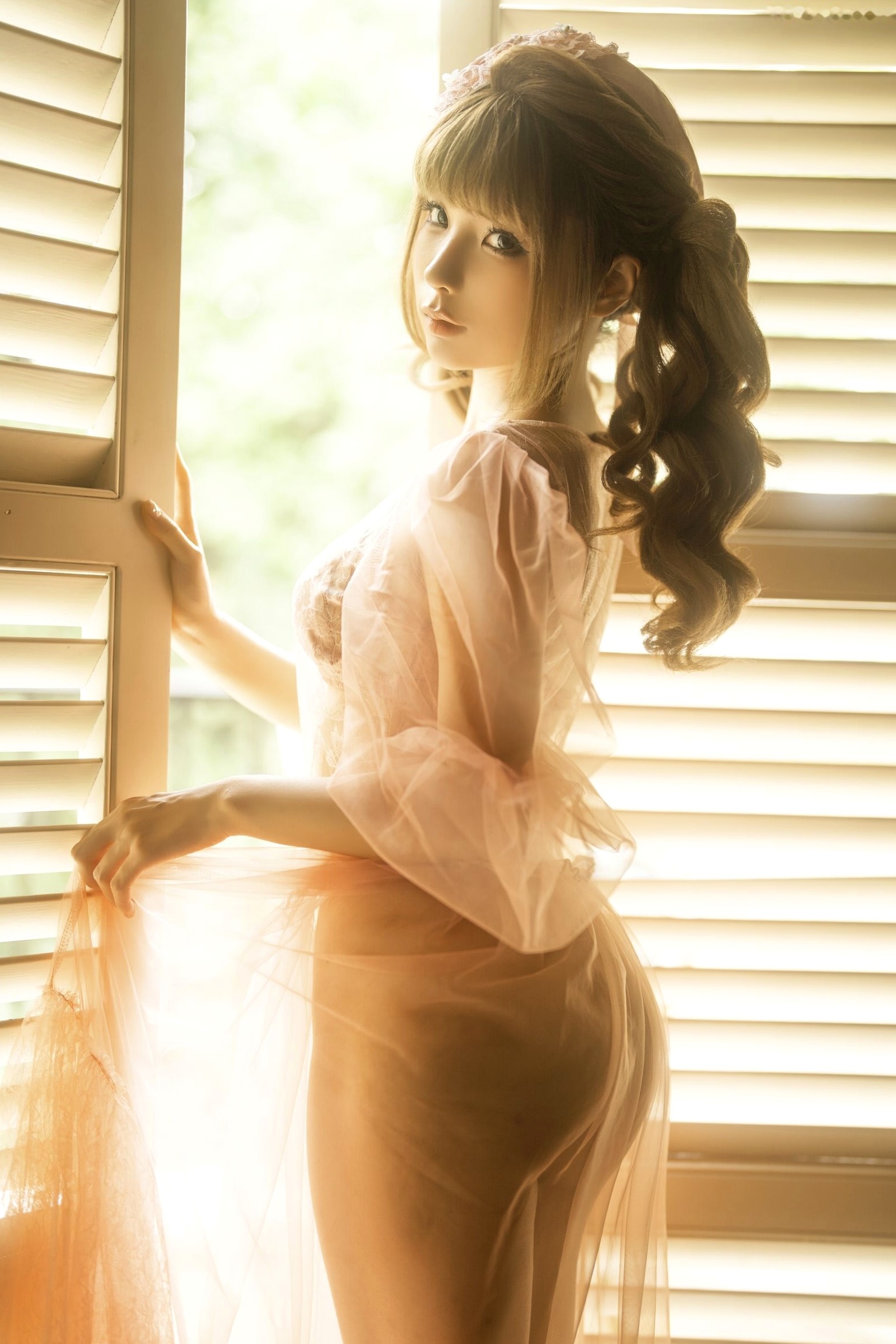 蠢沫沫《作品2》古风韵味与蕾丝私房性感角色扮演写真
