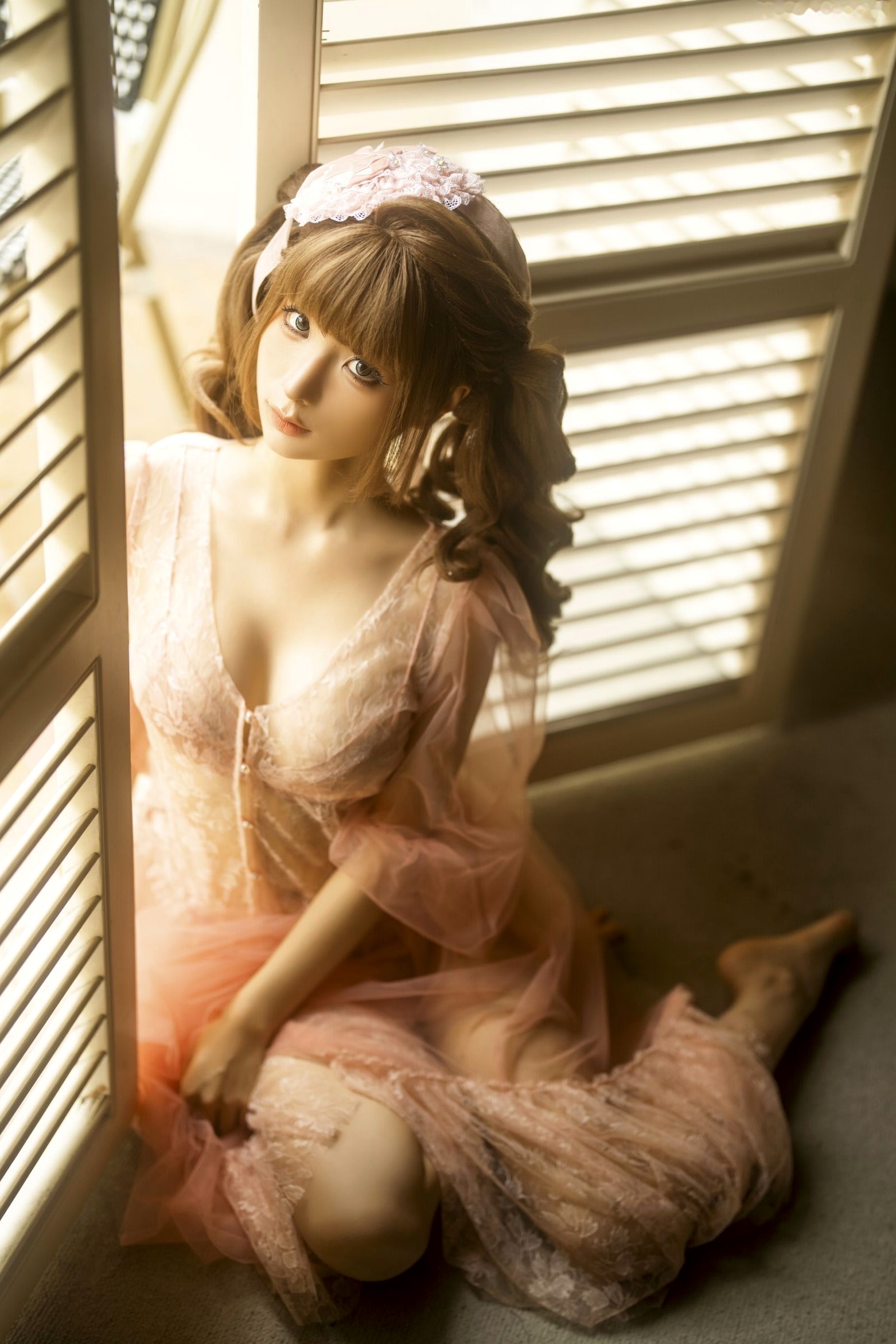 蠢沫沫《作品2》古风韵味与蕾丝私房性感角色扮演写真