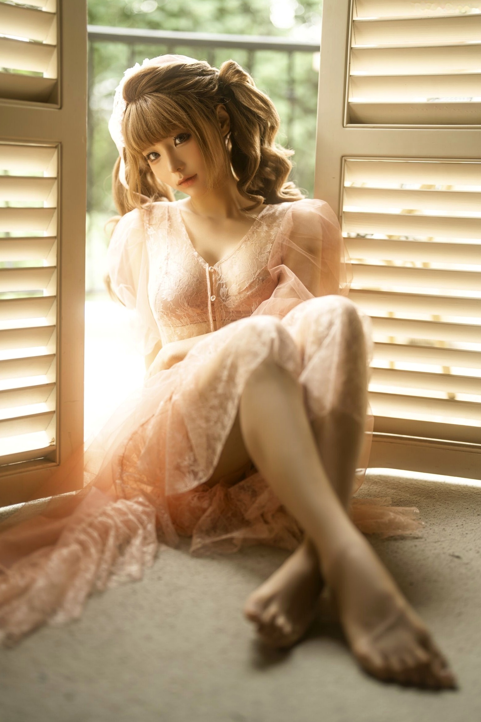 蠢沫沫《作品2》古风韵味与蕾丝私房性感角色扮演写真