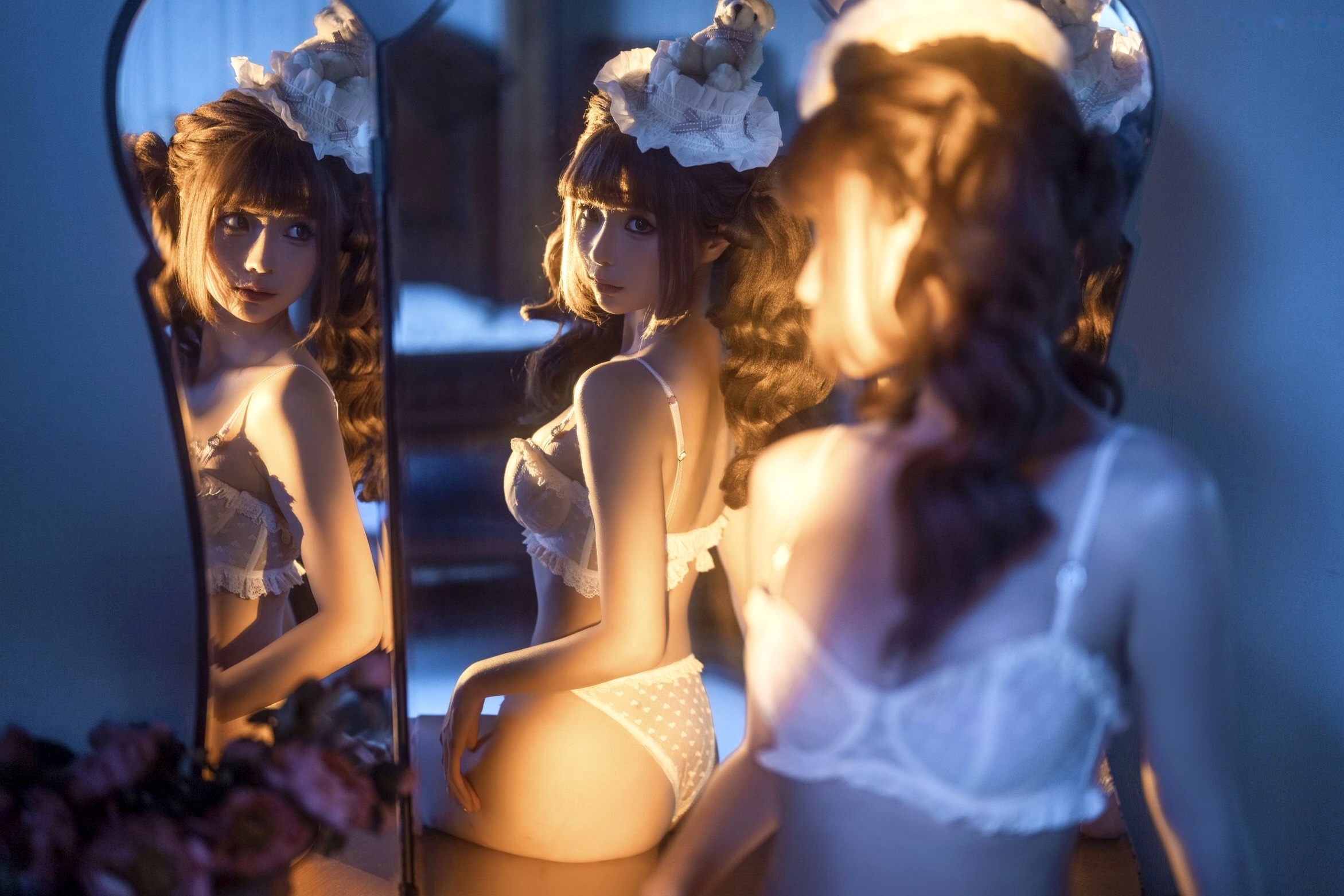 蠢沫沫《作品2》古风韵味与蕾丝私房性感角色扮演写真