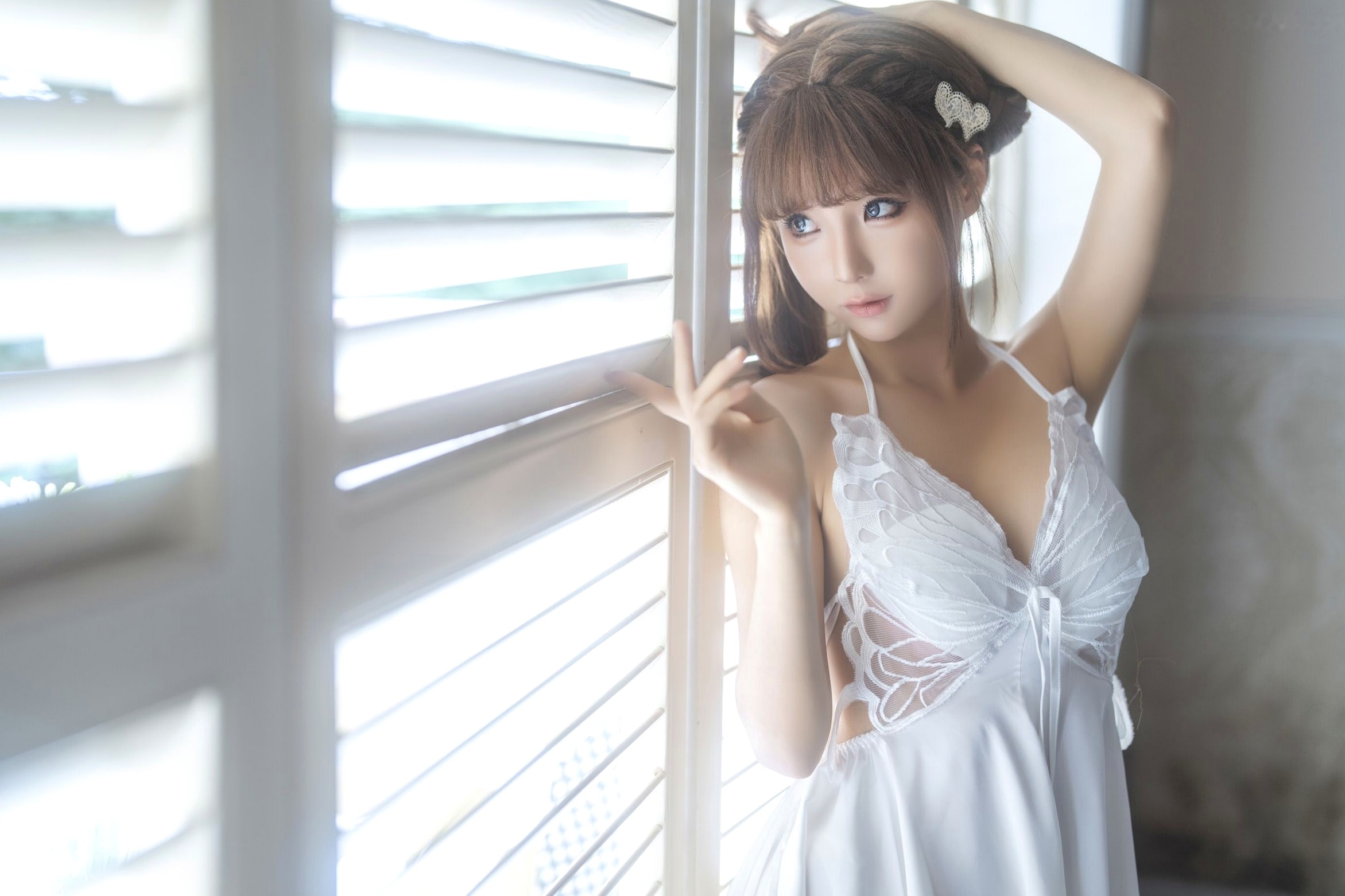 蠢沫沫《作品2》古风韵味与蕾丝私房性感角色扮演写真