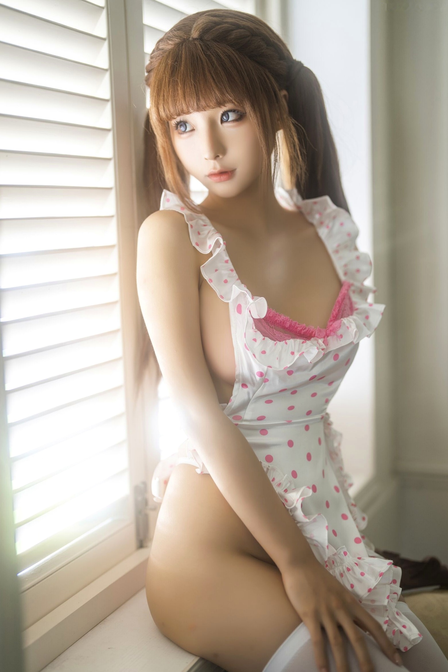 蠢沫沫《作品2》古风韵味与蕾丝私房性感角色扮演写真