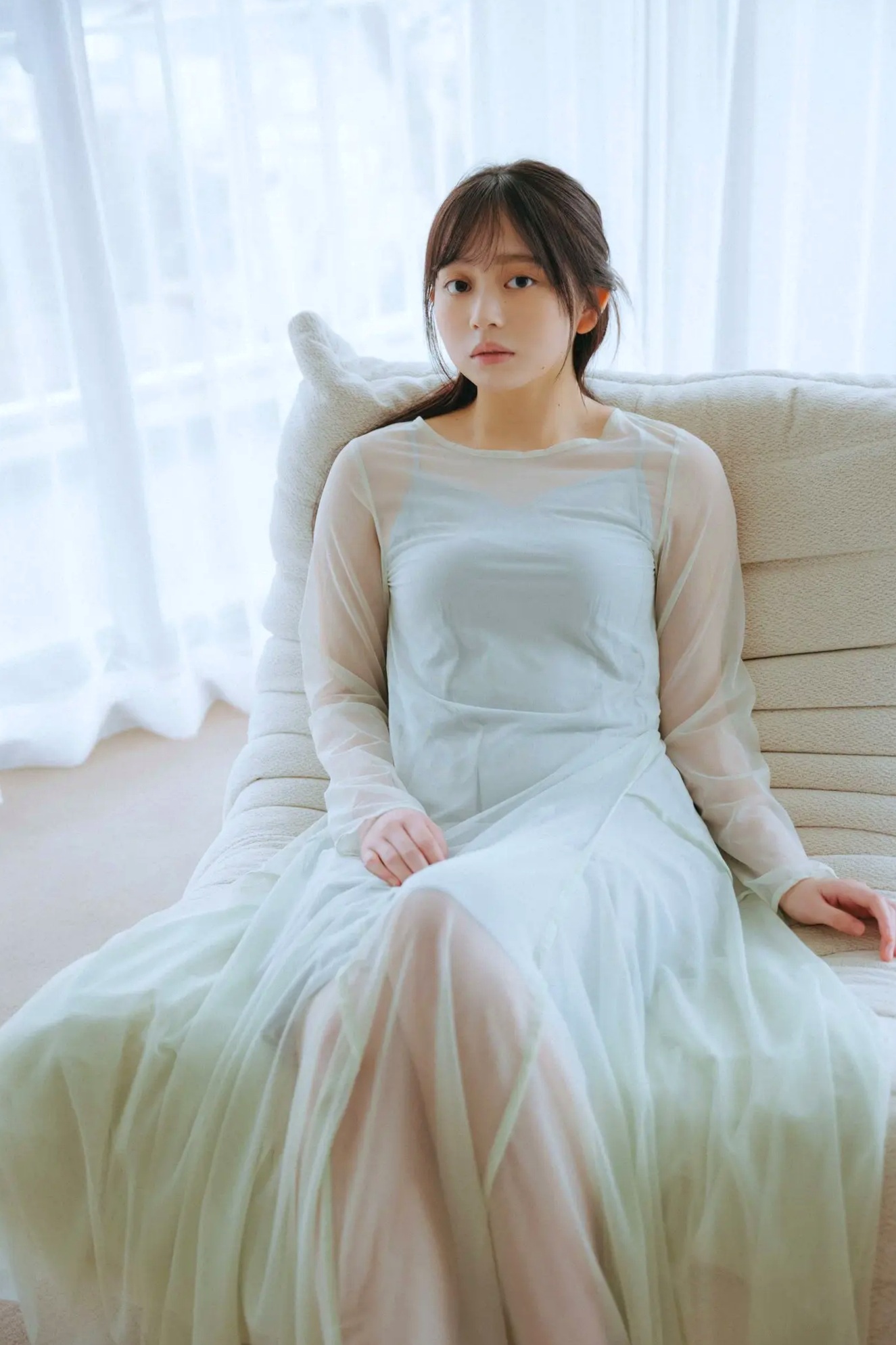 蓬莱舞 - 蒼い音 vol.2 豪華版 日系清纯美少女白色内衣私房写真 治愈系性感图集