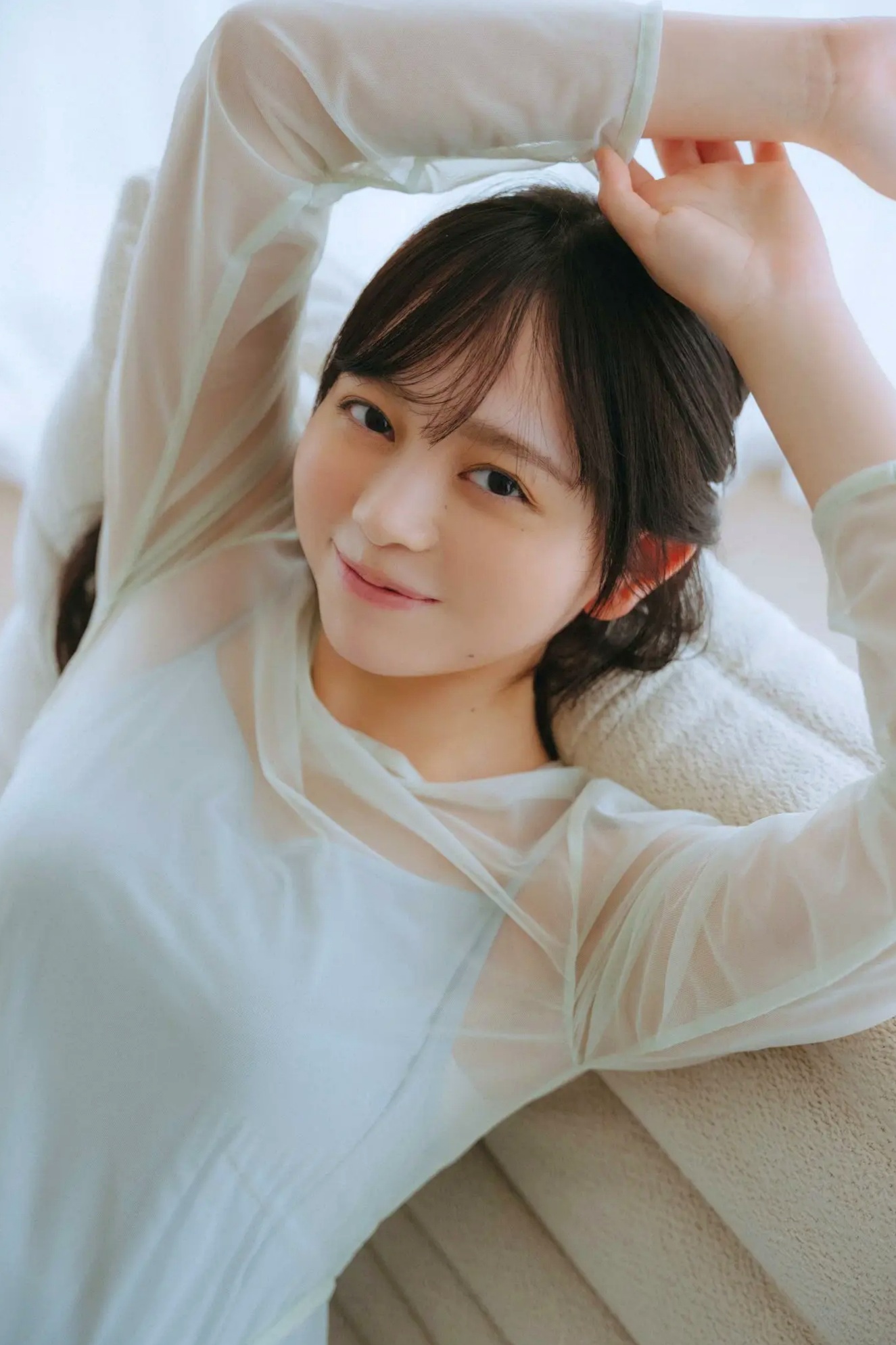 蓬莱舞 - 蒼い音 vol.2 豪華版 日系清纯美少女白色内衣私房写真 治愈系性感图集