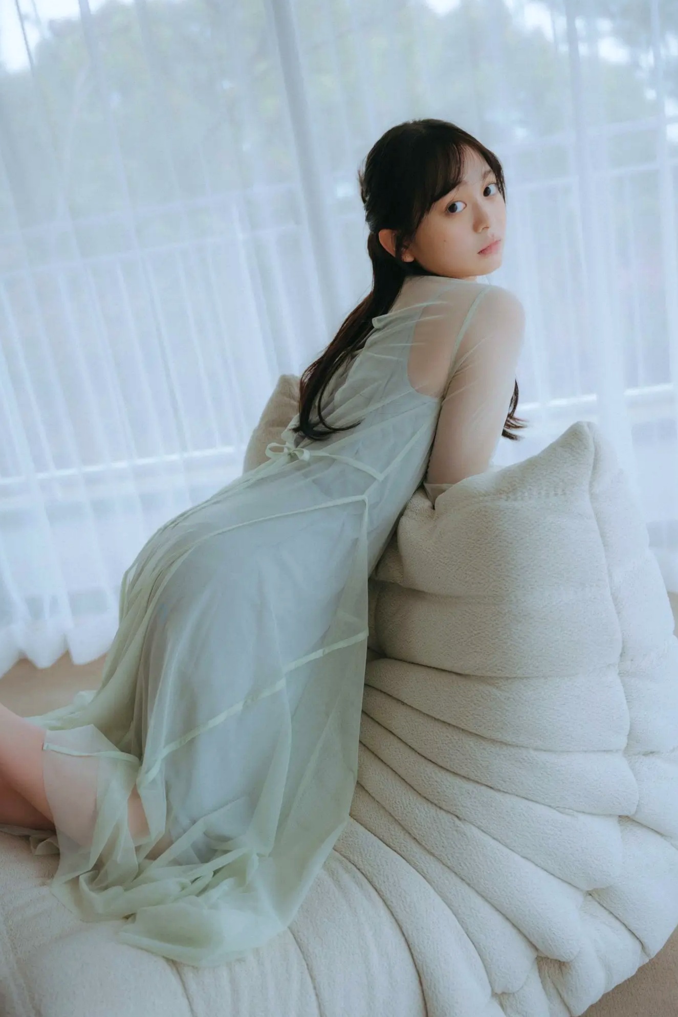 蓬莱舞 - 蒼い音 vol.2 豪華版 日系清纯美少女白色内衣私房写真 治愈系性感图集
