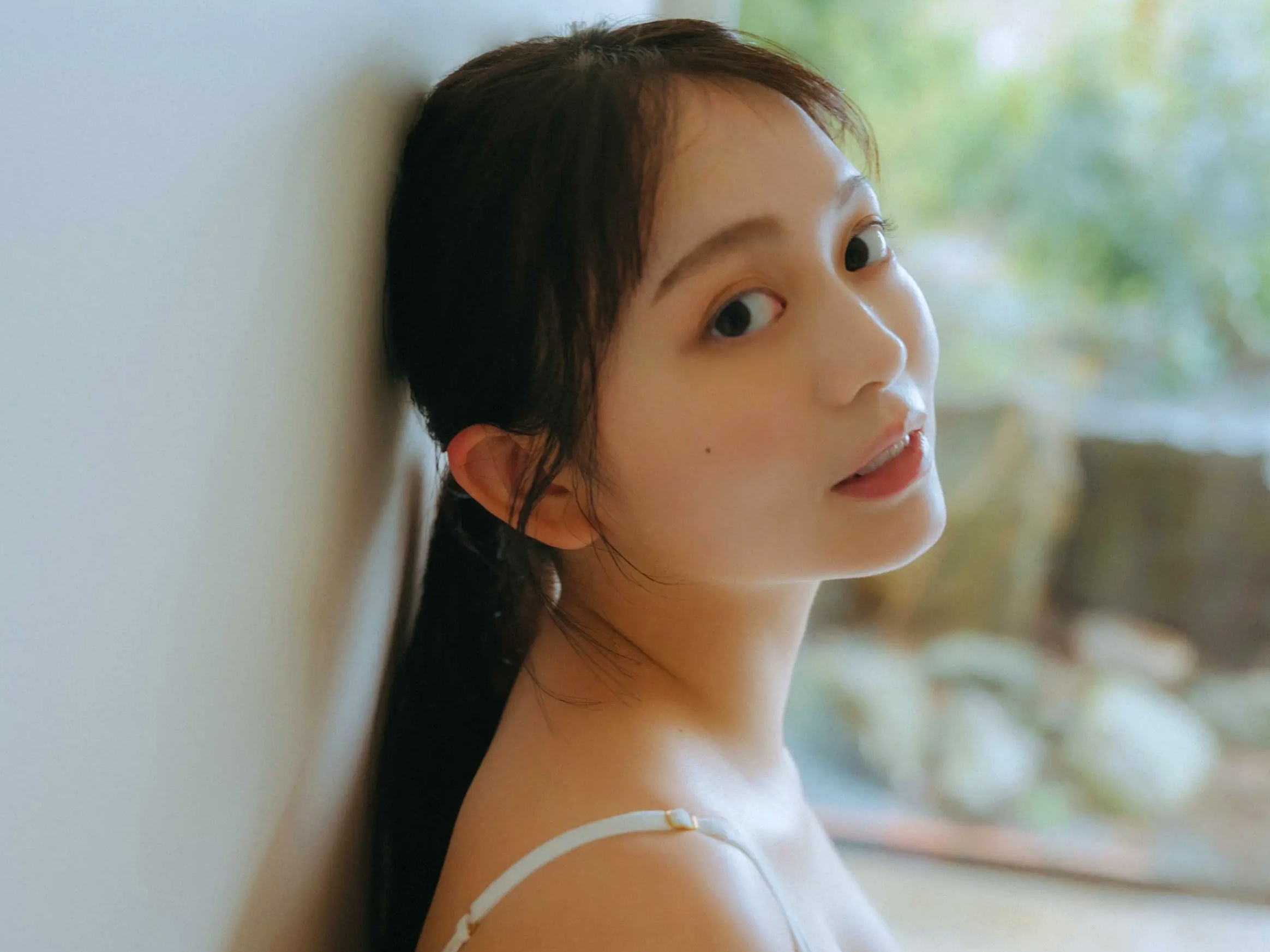 蓬莱舞 - 蒼い音 vol.2 豪華版 日系清纯美少女白色内衣私房写真 治愈系性感图集