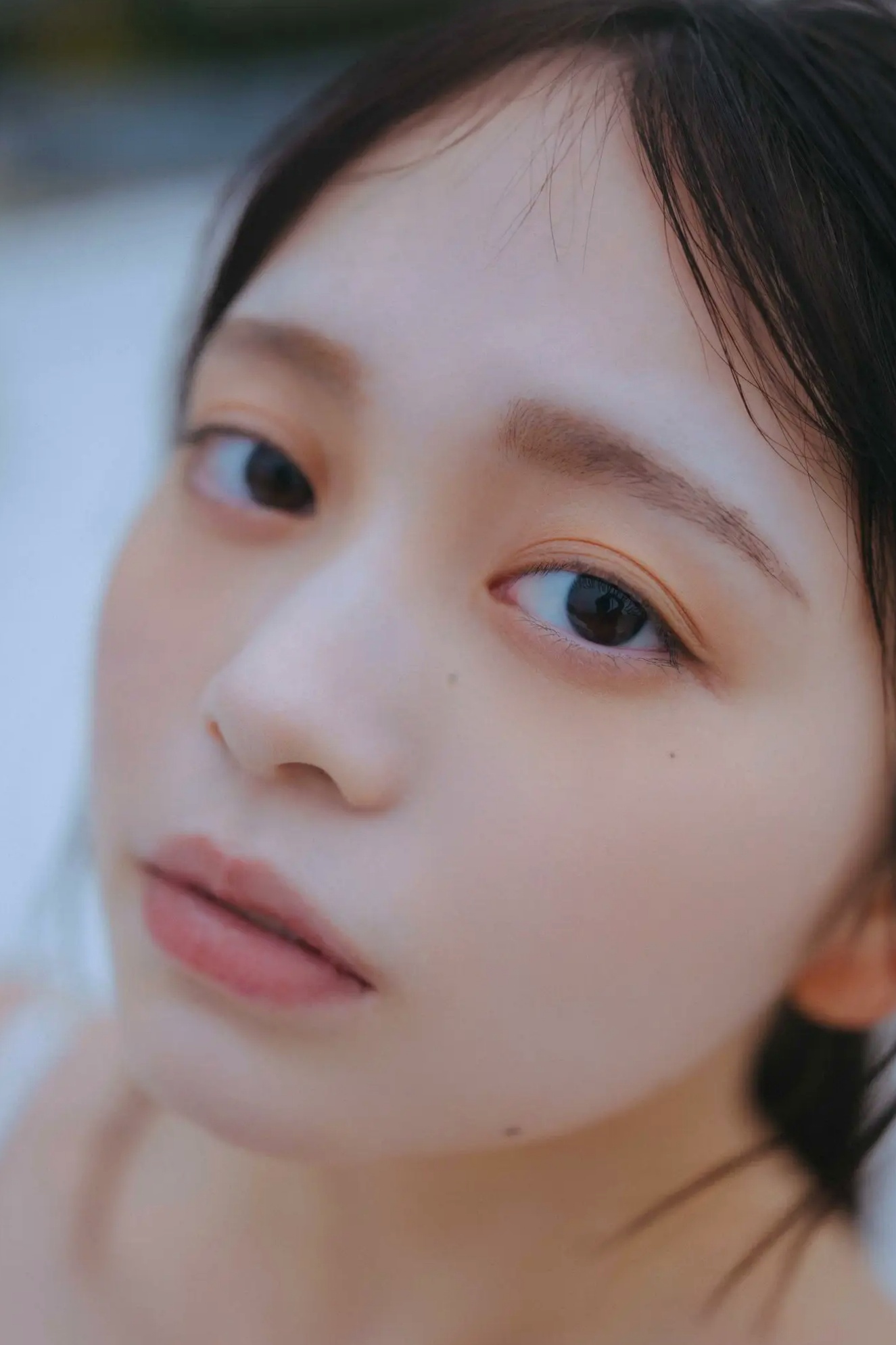 蓬莱舞 - 蒼い音 vol.2 豪華版 日系清纯美少女白色内衣私房写真 治愈系性感图集