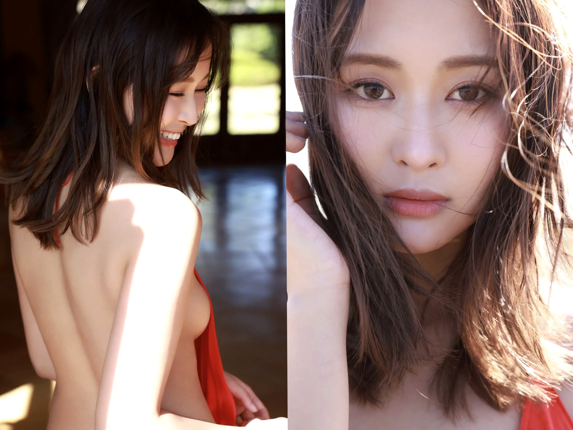 下村明香 - Impact Beauty vol.3 性感私房内衣与户外红裙写真