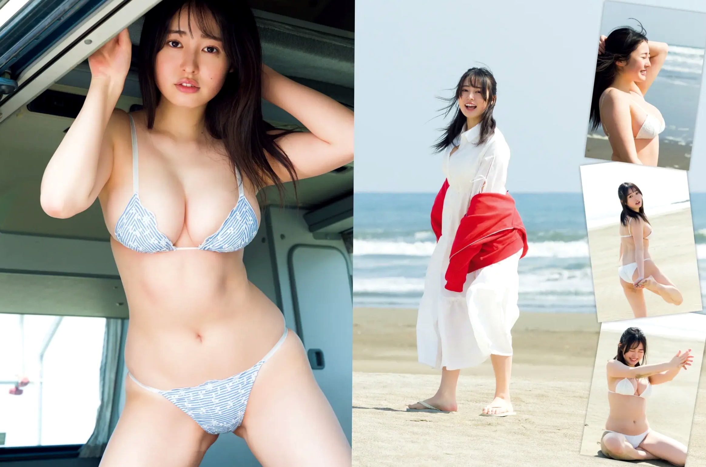 白濱美兎 - 最強の18歳 至宝の柔ボディ降臨！日本美少女海边沙滩清新性感比基尼写真