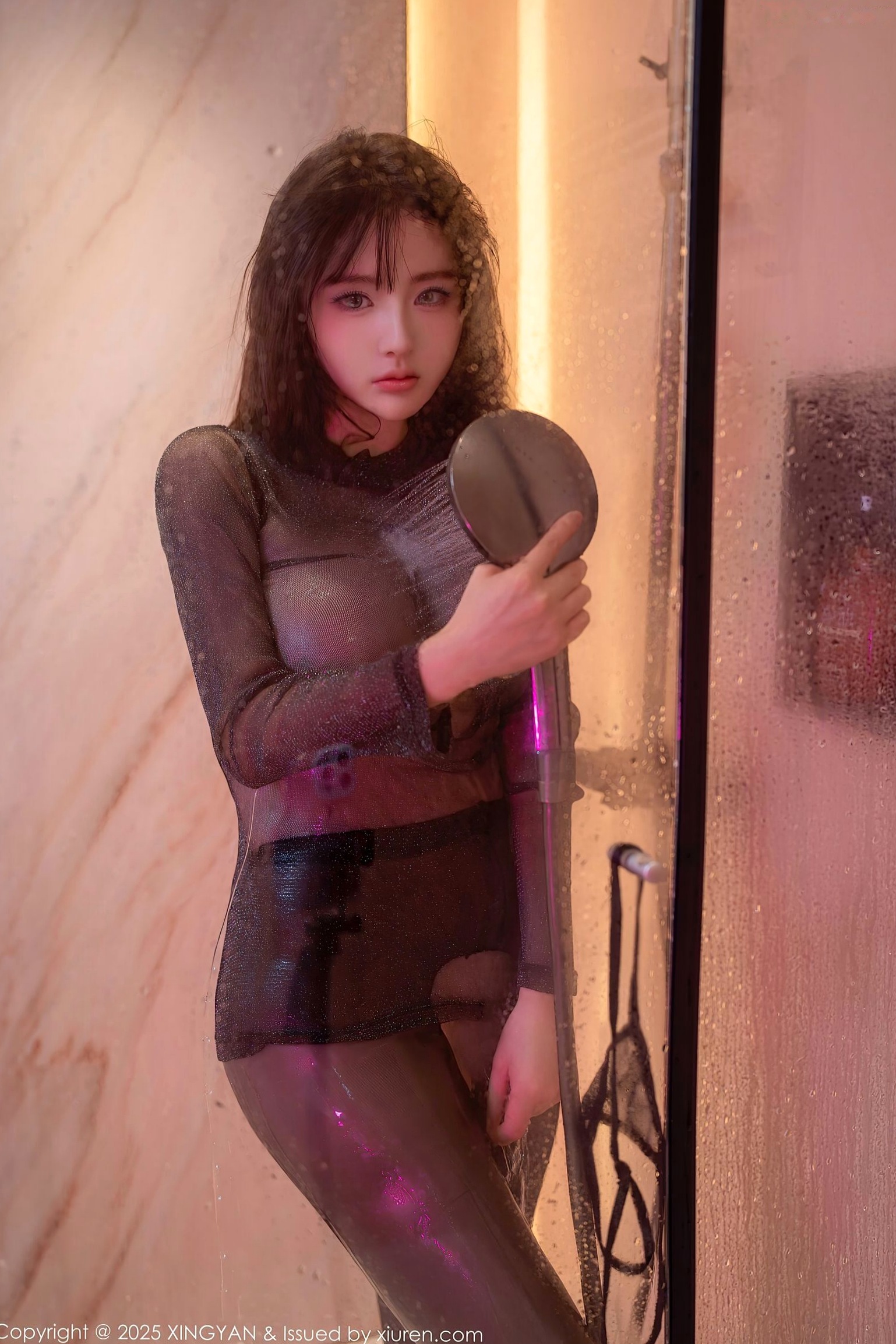 Gallery - XingYan星颜社- Star Face -424-沈南汐RuRu-肉色连衣裙黑丝湿身翘臀-2025.11.11星颜社- Star Face  女神私房照_秀色女神 - image 27