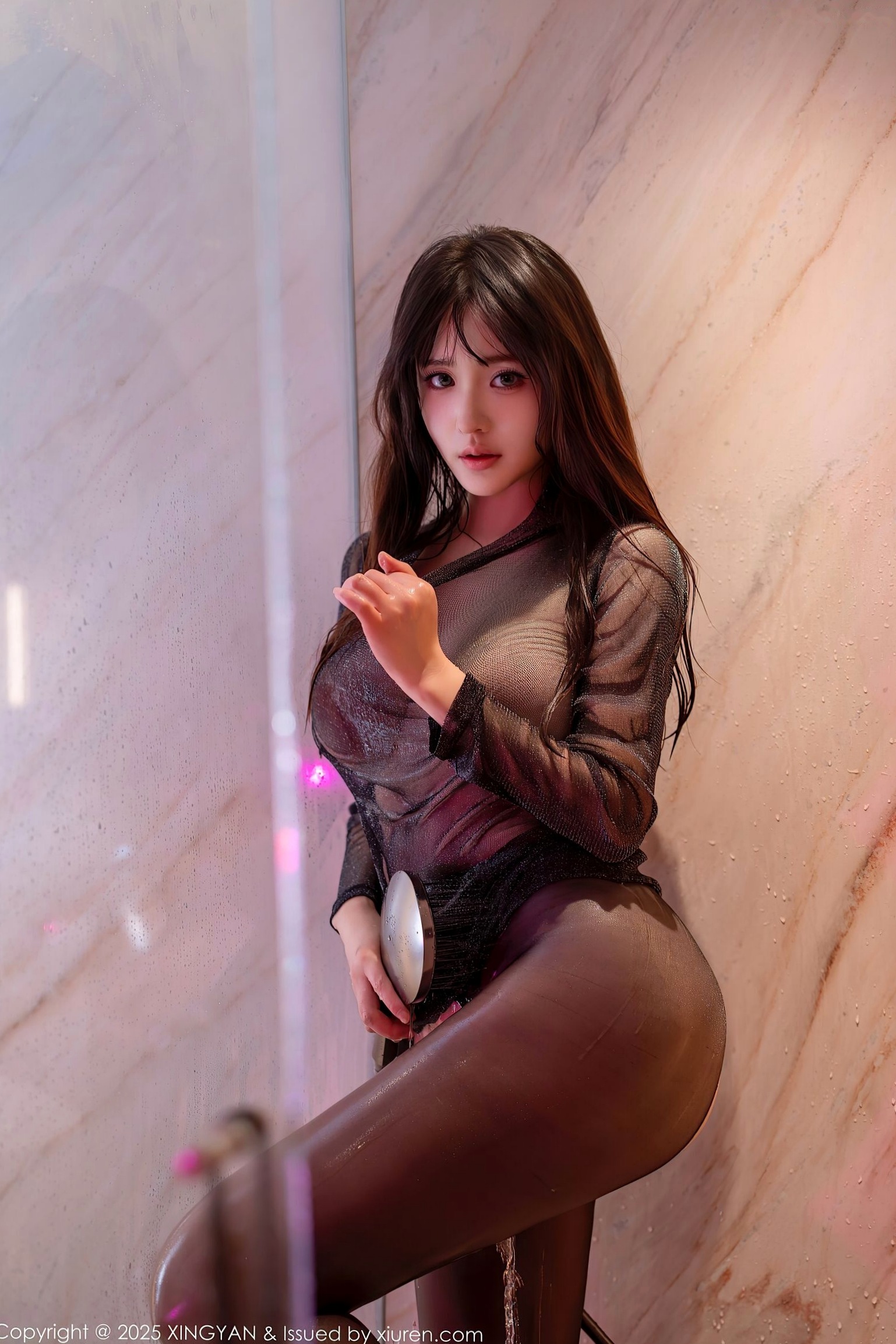 Gallery - XingYan星颜社- Star Face -424-沈南汐RuRu-肉色连衣裙黑丝湿身翘臀-2025.11.11星颜社- Star Face  女神私房照_秀色女神 - image 48