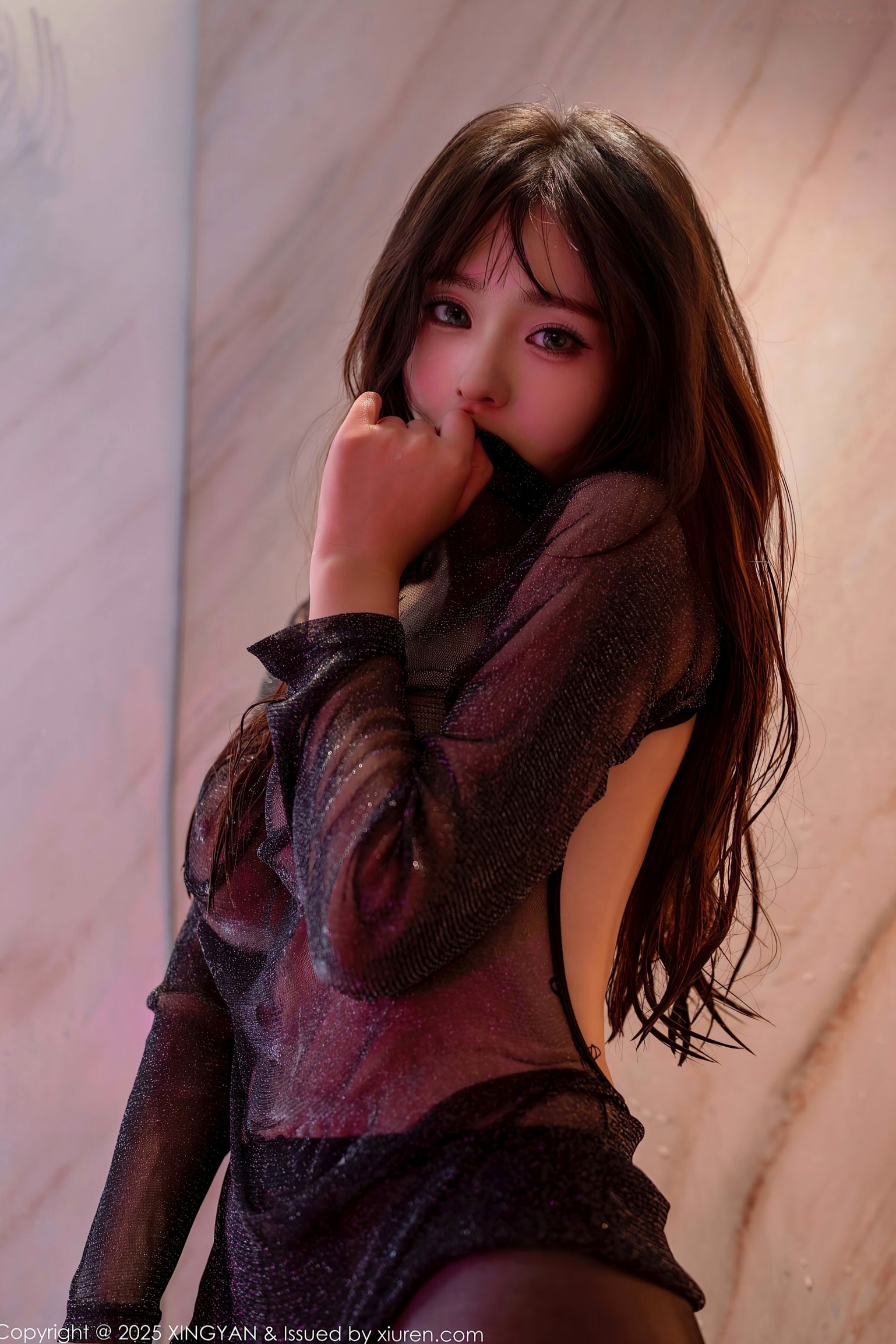 Gallery - XingYan星颜社- Star Face -424-沈南汐RuRu-肉色连衣裙黑丝湿身翘臀-2025.11.11星颜社- Star Face  女神私房照_秀色女神 - image 51