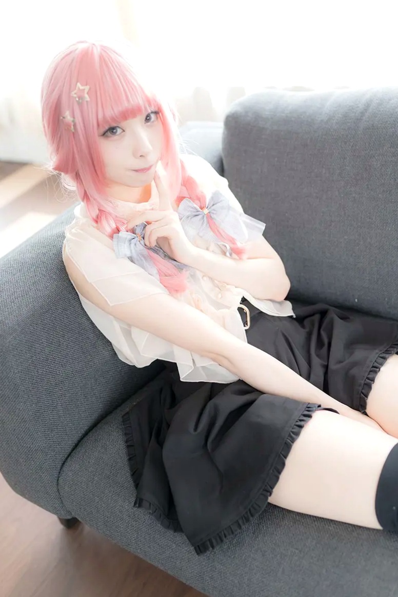Gallery - [Cosplay][misaco] Rumi Reina 礼奈るみ - TLに突然のド貧乳~淫乱ピンク~ 女神私房照_秀色女神 - image 2