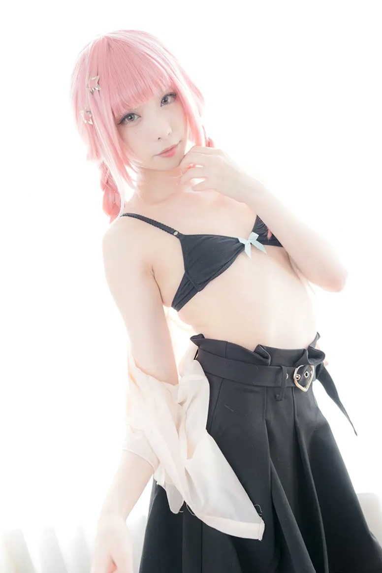 Gallery - [Cosplay][misaco] Rumi Reina 礼奈るみ - TLに突然のド貧乳~淫乱ピンク~ 女神私房照_秀色女神 - image 16