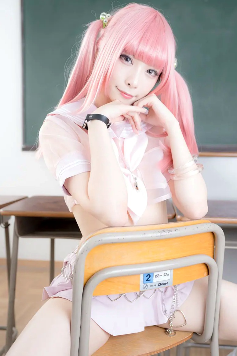 Gallery - [Cosplay][misaco] Rumi Reina 礼奈るみ - TLに突然のド貧乳~淫乱ピンク~ 女神私房照_秀色女神 - image 35