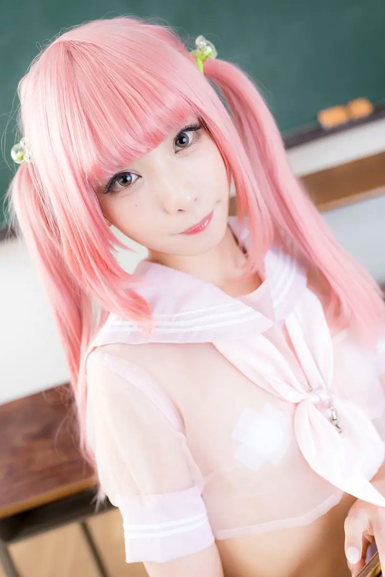 Gallery - [Cosplay][misaco] Rumi Reina 礼奈るみ - TLに突然のド貧乳~淫乱ピンク~ 女神私房照_秀色女神 - image 39