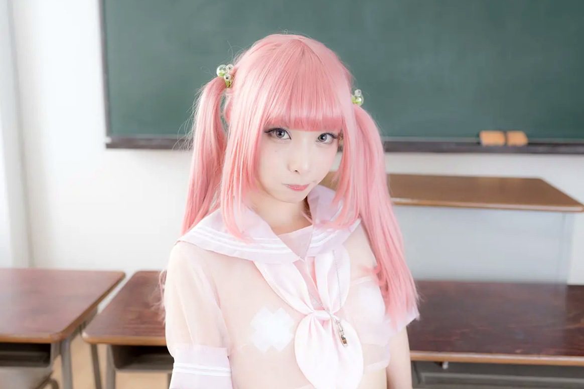 Gallery - [Cosplay][misaco] Rumi Reina 礼奈るみ - TLに突然のド貧乳~淫乱ピンク~ 女神私房照_秀色女神 - image 40