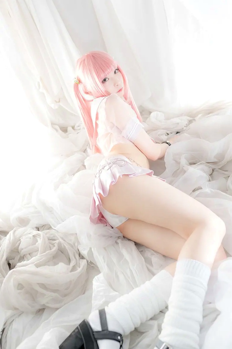 Gallery - [Cosplay][misaco] Rumi Reina 礼奈るみ - TLに突然のド貧乳~淫乱ピンク~ 女神私房照_秀色女神 - image 51