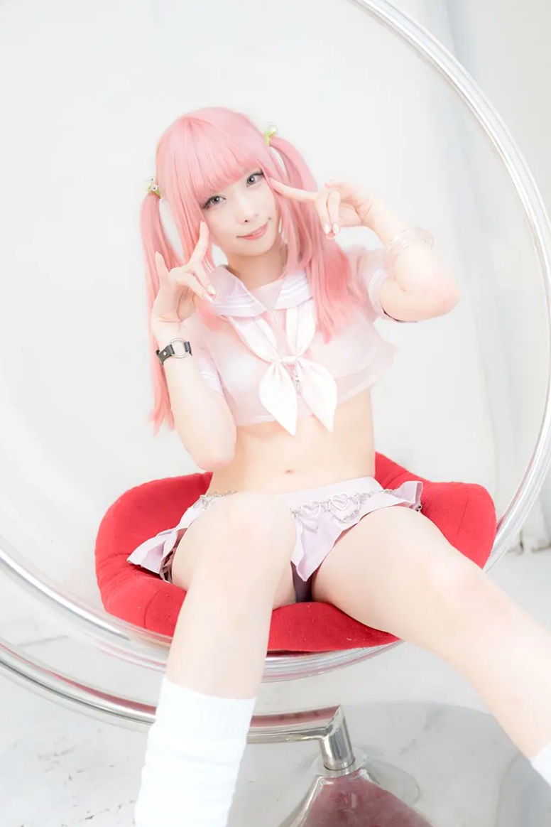 Gallery - [Cosplay][misaco] Rumi Reina 礼奈るみ - TLに突然のド貧乳~淫乱ピンク~ 女神私房照_秀色女神 - image 53