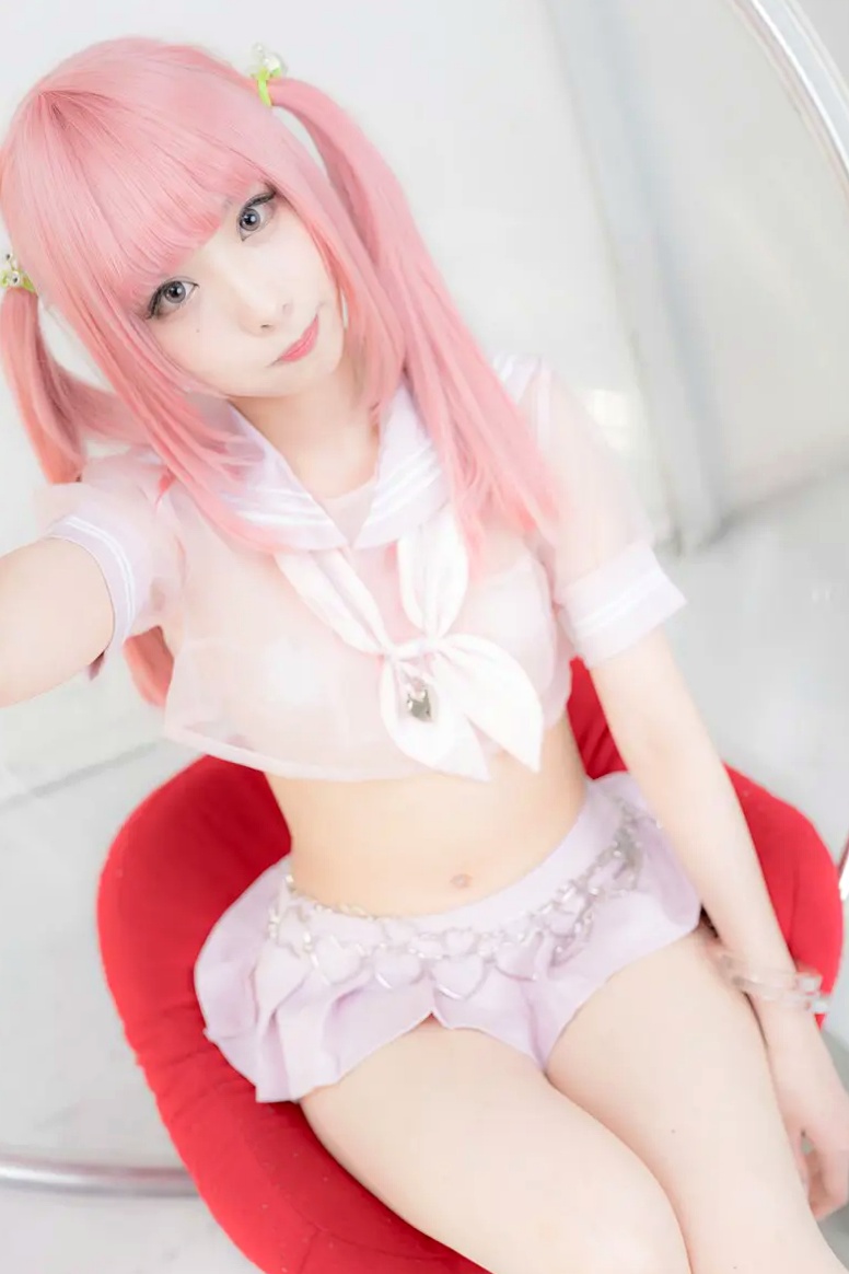 Gallery - [Cosplay][misaco] Rumi Reina 礼奈るみ - TLに突然のド貧乳~淫乱ピンク~ 女神私房照_秀色女神 - image 58