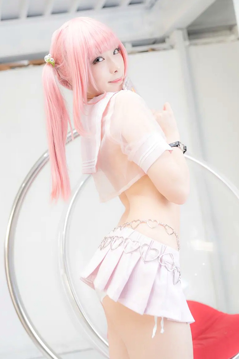 Gallery - [Cosplay][misaco] Rumi Reina 礼奈るみ - TLに突然のド貧乳~淫乱ピンク~ 女神私房照_秀色女神 - image 59
