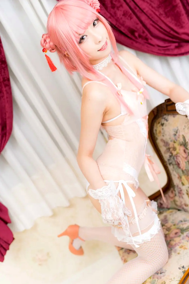 Gallery - [Cosplay][misaco] Rumi Reina 礼奈るみ - TLに突然のド貧乳~淫乱ピンク~ 女神私房照_秀色女神 - image 85