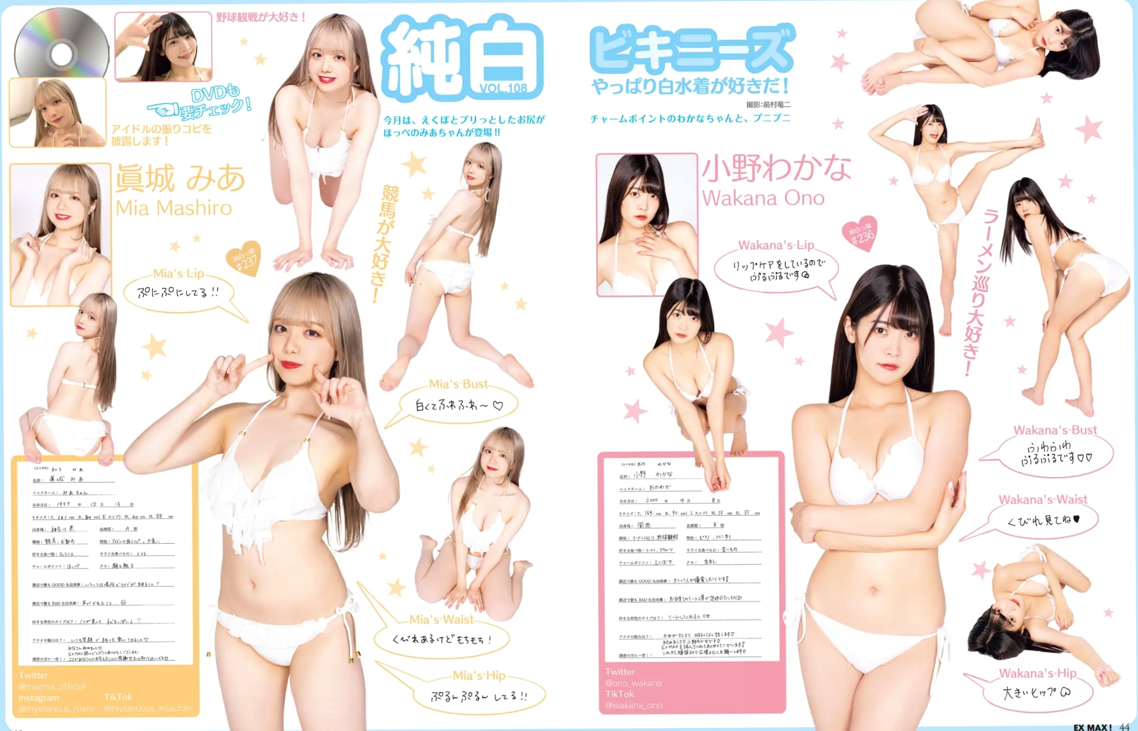 [EX MAX!] 2023.03 日本性感写真特辑 夏来唯 乙陽葵 天木纯 森咲智美 海边比基尼内衣私房诱惑