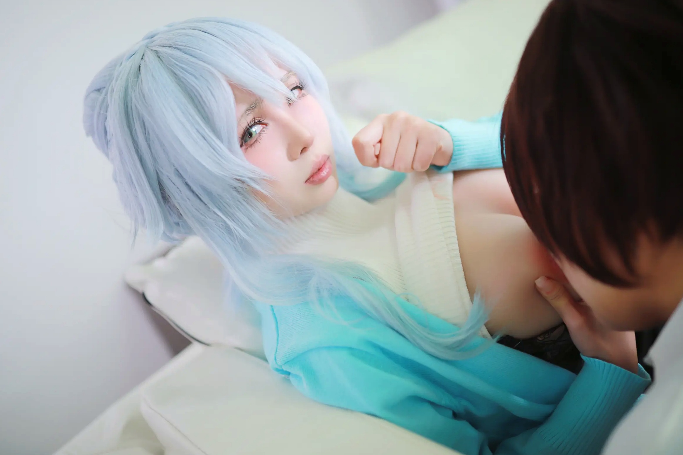 Gallery - 上杉绘梨落“雪女2.0”私房诱惑，浴室大尺度角色扮演，冷艳纯欲美感[54P]角色扮演私房照性感冷艳内衣 女神私房照_秀色女神 - image 41