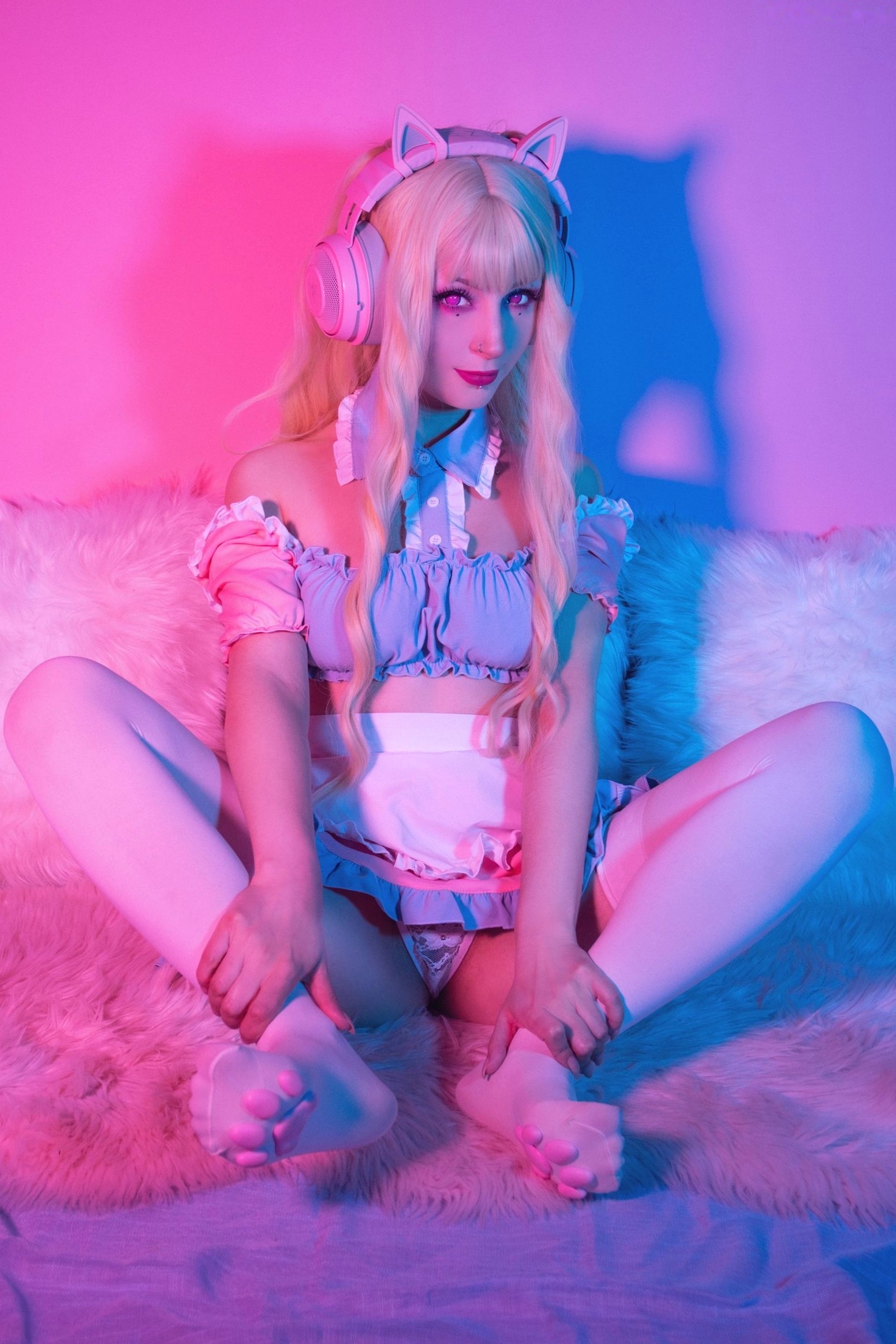 Gallery - Shirokitsune-粉红女仆-Pink-Maid 女神私房照_秀色女神 - image 18