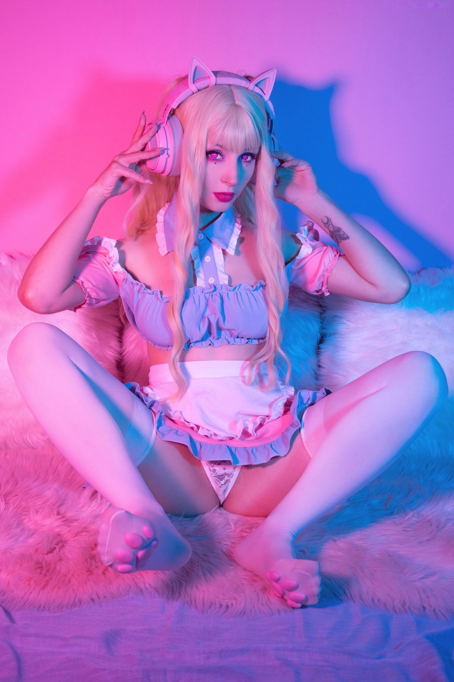 Gallery - Shirokitsune-粉红女仆-Pink-Maid 女神私房照_秀色女神 - image 19