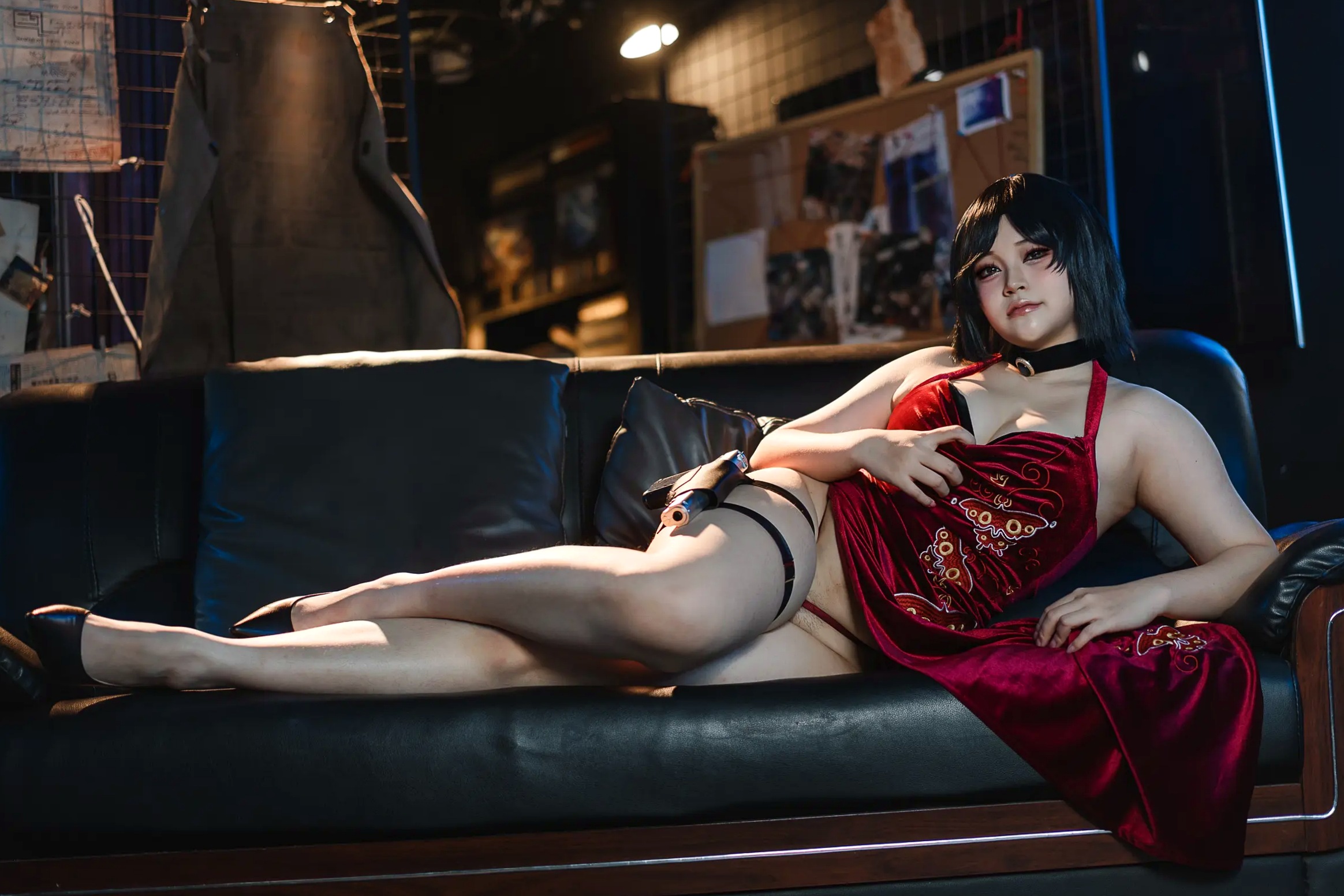 Gallery - 喵喵lock - 生化危机艾达王cosplay私房照：大尺度角色扮演，极致性感诱惑视觉盛宴 [117P]角色扮演性感私房照大尺度诱惑 女神私房照_秀色女神 - image 9