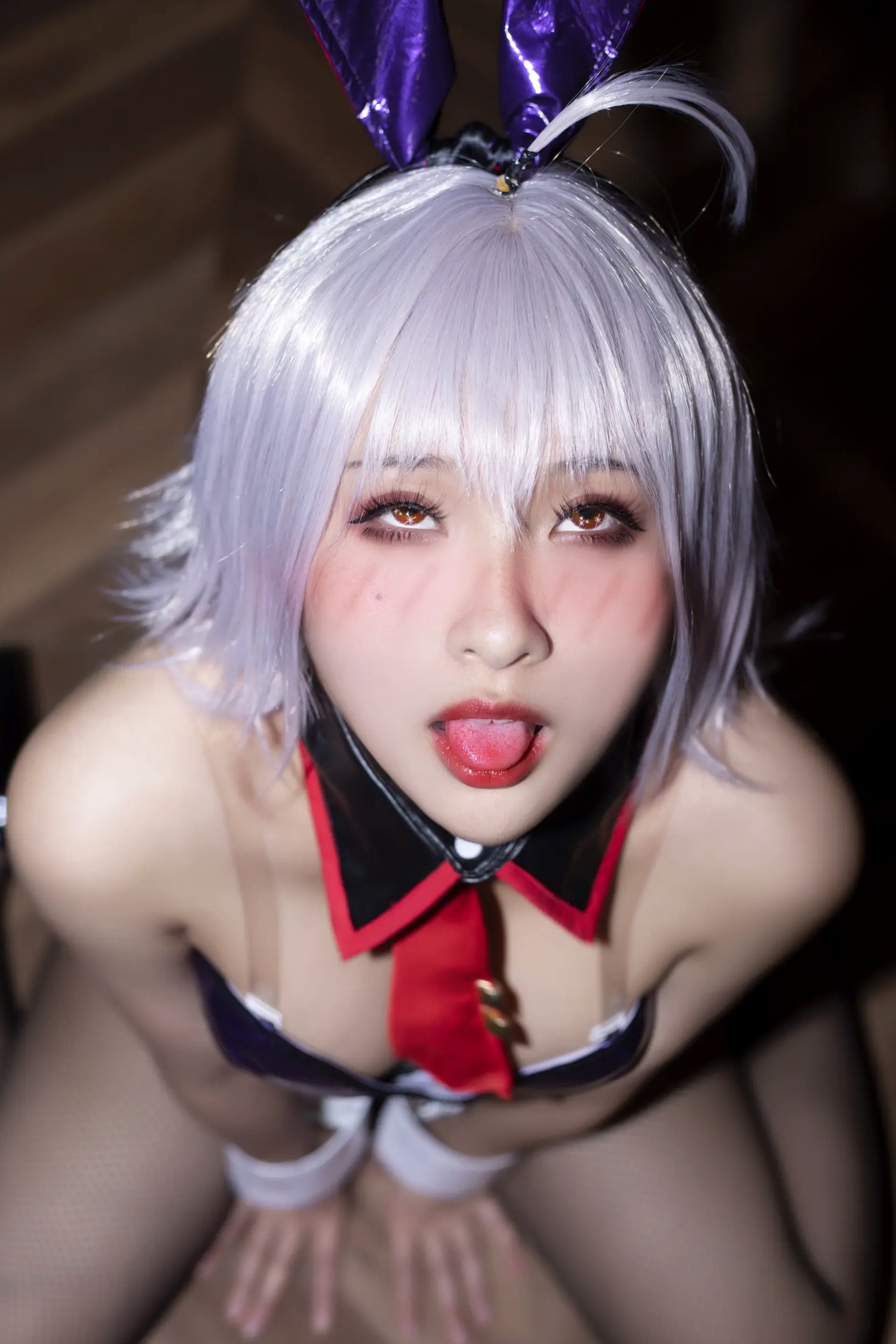 Gallery - 《洛璃LoLiSAMA - FGO黑贞德兔女郎cos，性感漆皮装扮搭配黑丝诱惑，极品傲娇女神私房写真 [42P]》角色扮演黑丝性感诱惑私房照 女神私房照_秀色女神 - image 22